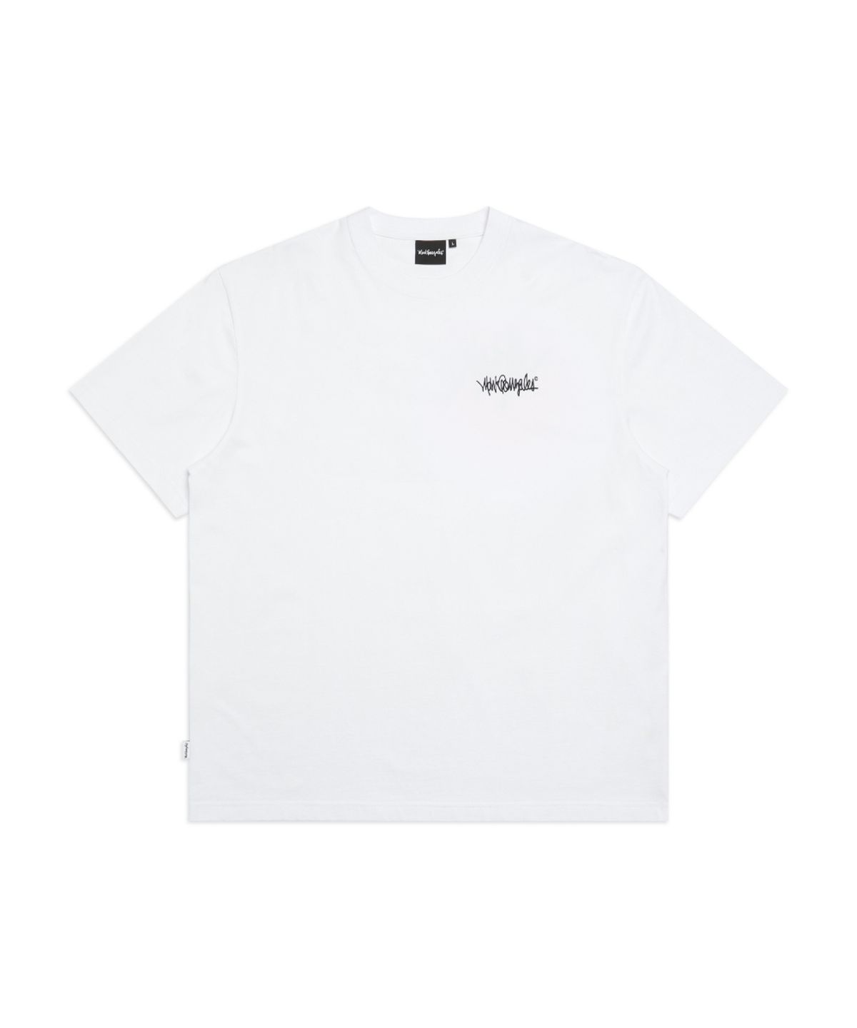 마크곤잘레스(MARK GONZALES) 넥스트 사인로고 반팔 티셔츠 - WHITE