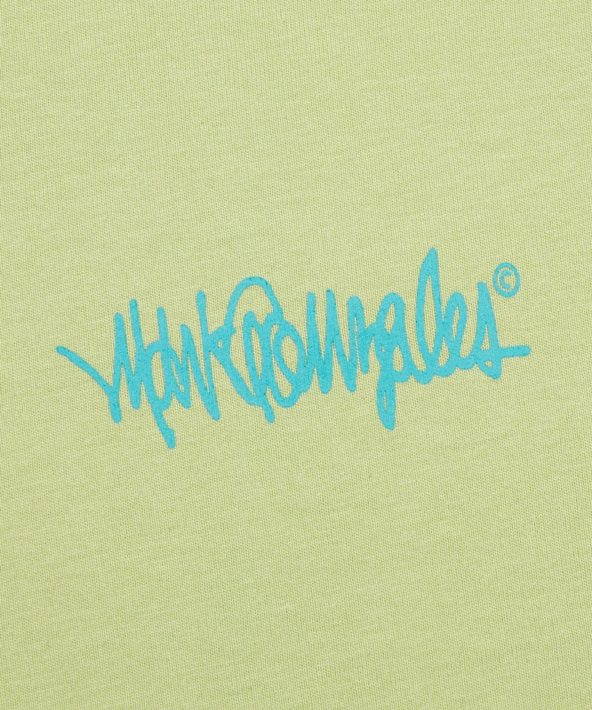 마크곤잘레스(MARK GONZALES) 넥스트 사인로고 반팔 티셔츠 - LIGHT LIME
