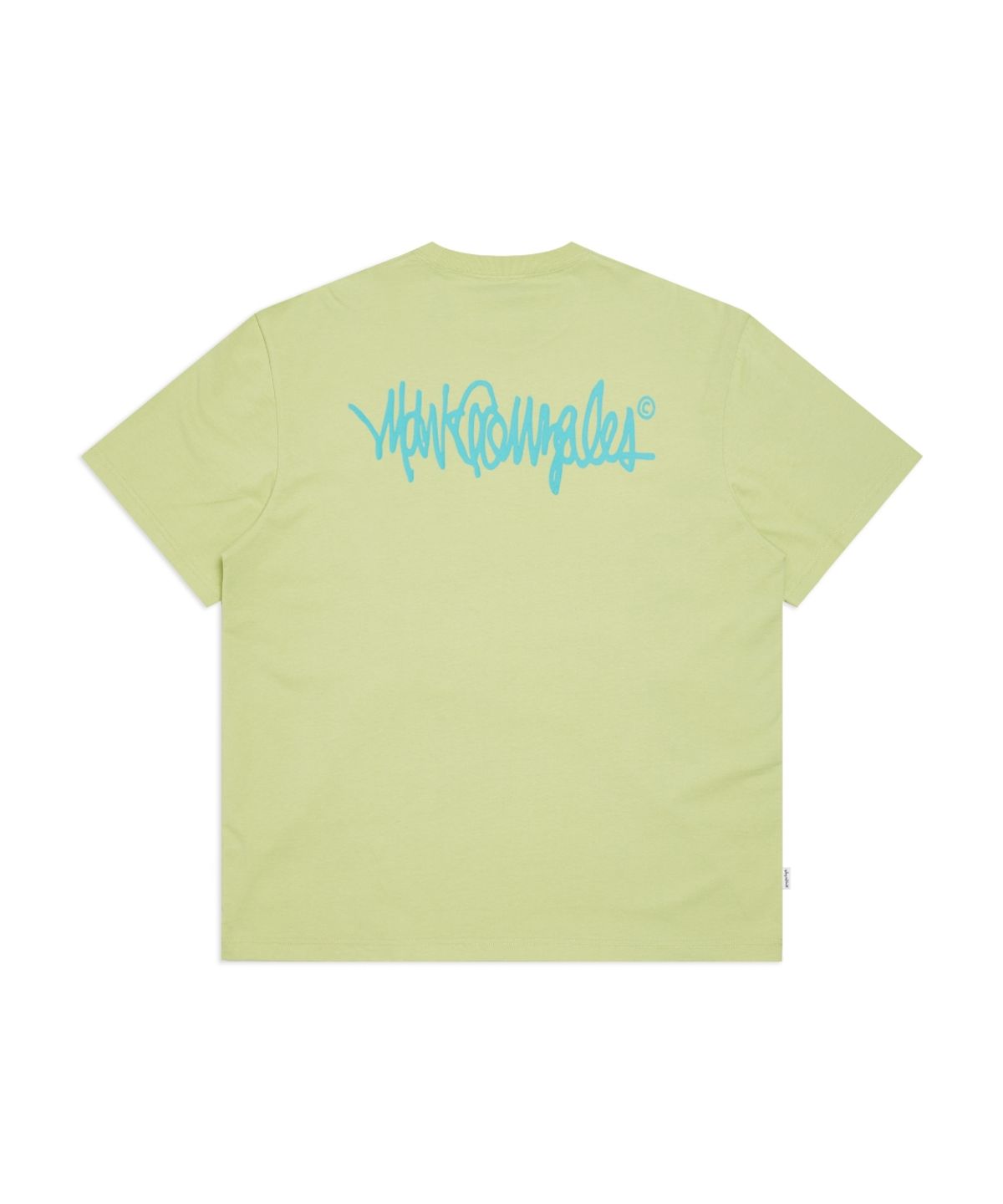 마크곤잘레스(MARK GONZALES) 넥스트 사인로고 반팔 티셔츠 - LIGHT LIME
