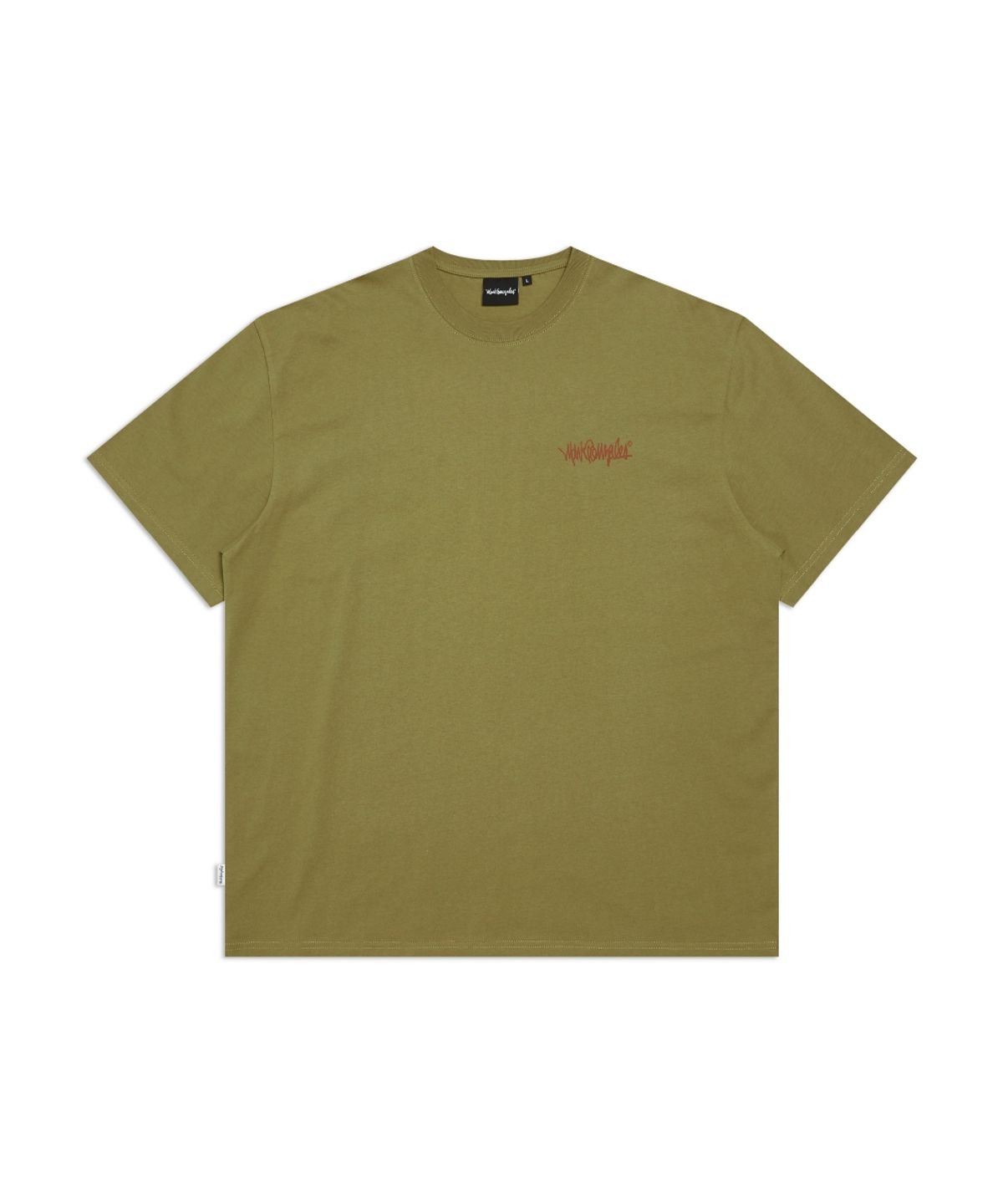 마크곤잘레스(MARK GONZALES) 넥스트 사인로고 반팔 티셔츠 - KHAKI