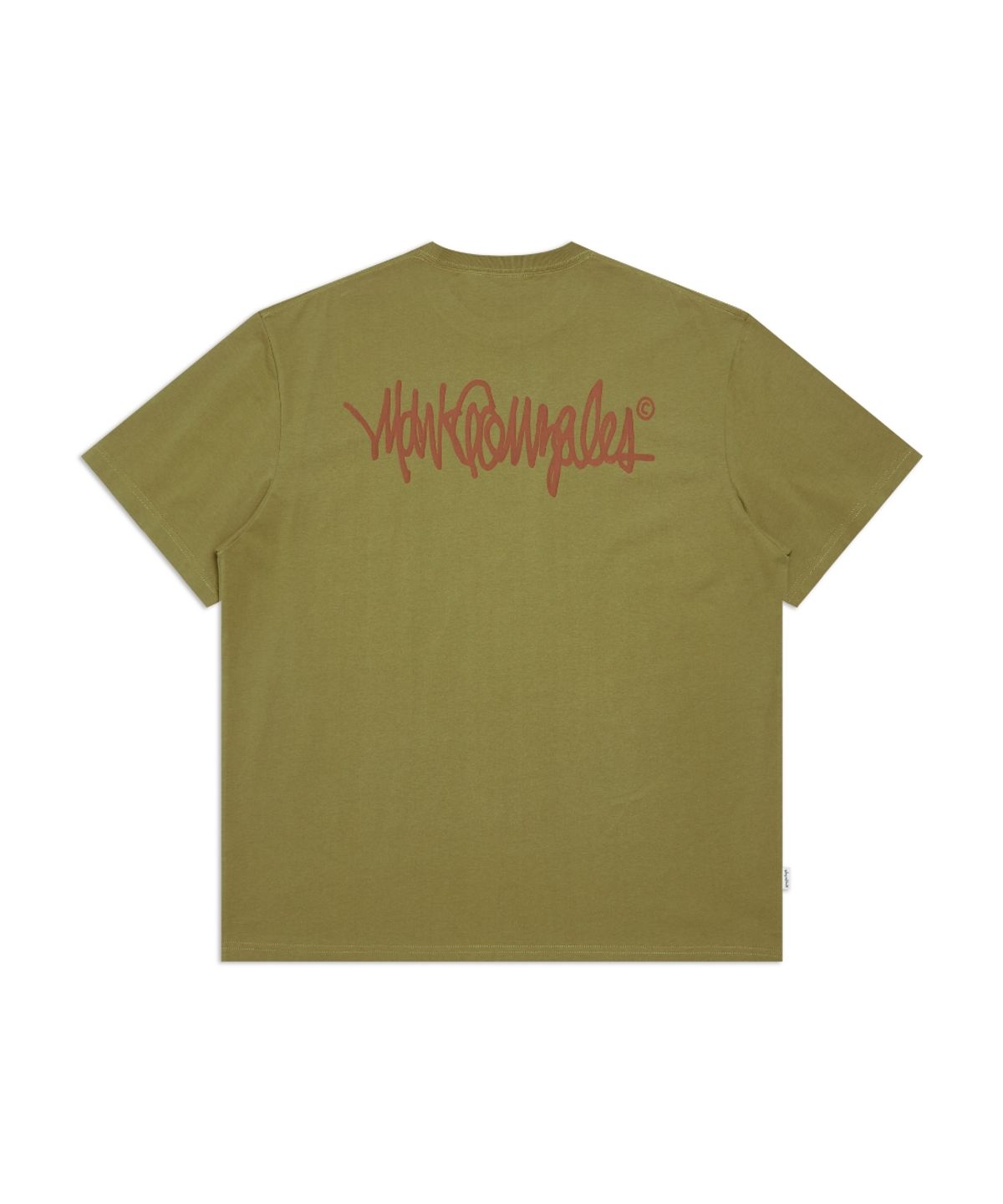 마크곤잘레스(MARK GONZALES) 넥스트 사인로고 반팔 티셔츠 - KHAKI