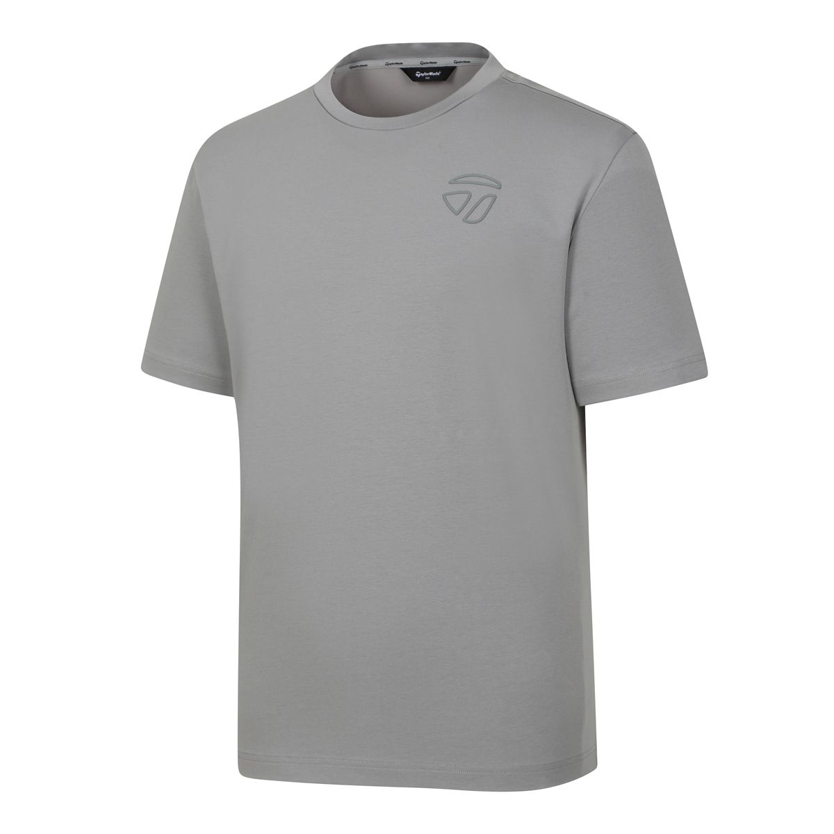 테일러메이드 어패럴(TAYLORMADE APPAREL) 26SS 남성 로고 프린트 라운드 반팔 티셔츠 TT6-27HG48-190