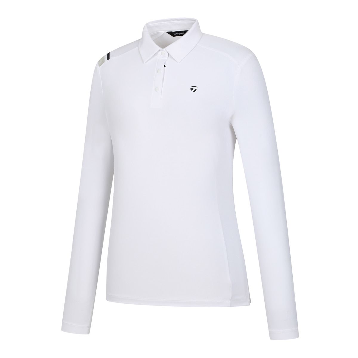 테일러메이드 어패럴(TAYLORMADE APPAREL) 26SS 여성 어깨 포인트 카라 긴팔 티셔츠 TT6-57HG41-100