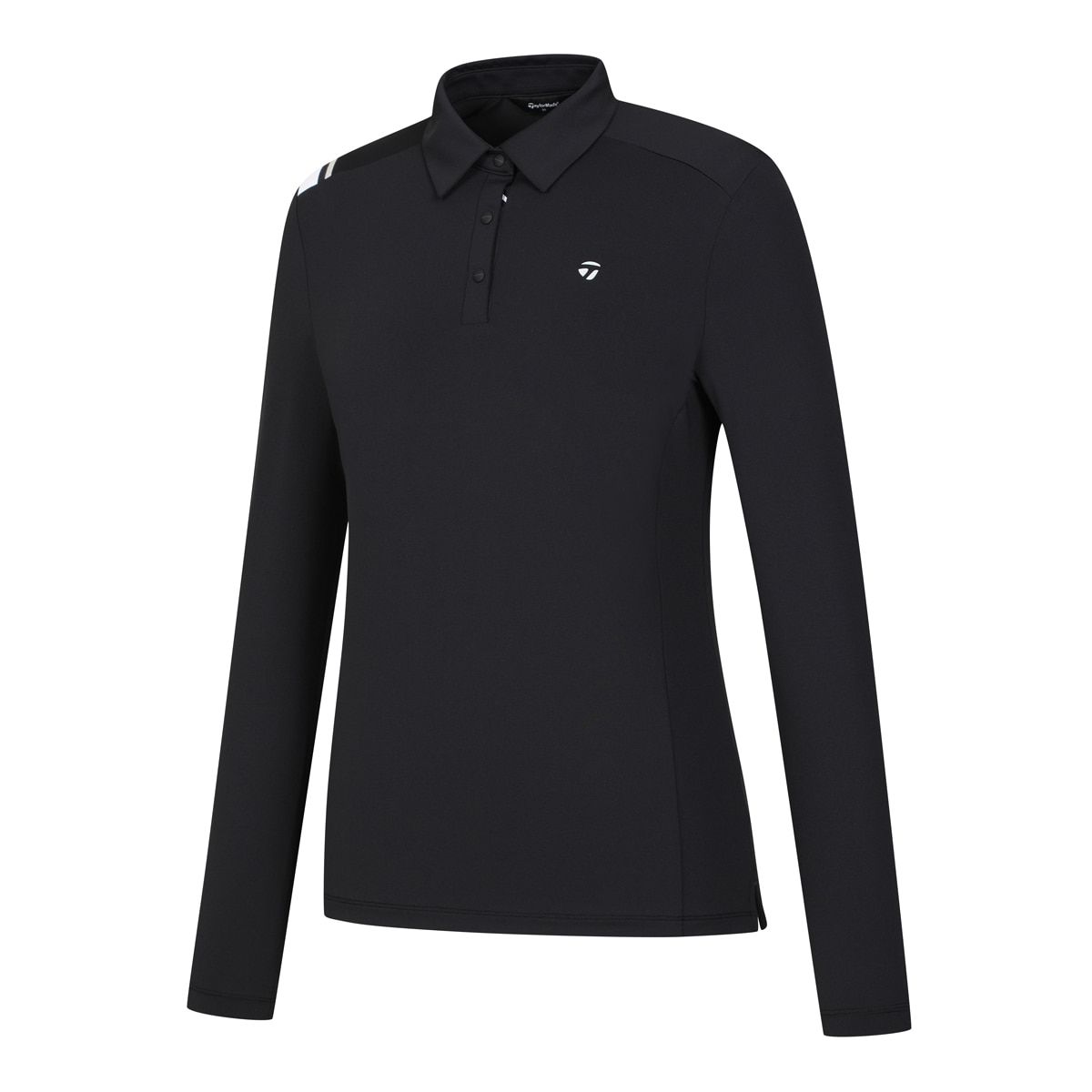 테일러메이드 어패럴(TAYLORMADE APPAREL) 26SS 여성 어깨 포인트 카라 긴팔 티셔츠 TT6-57HG41-199