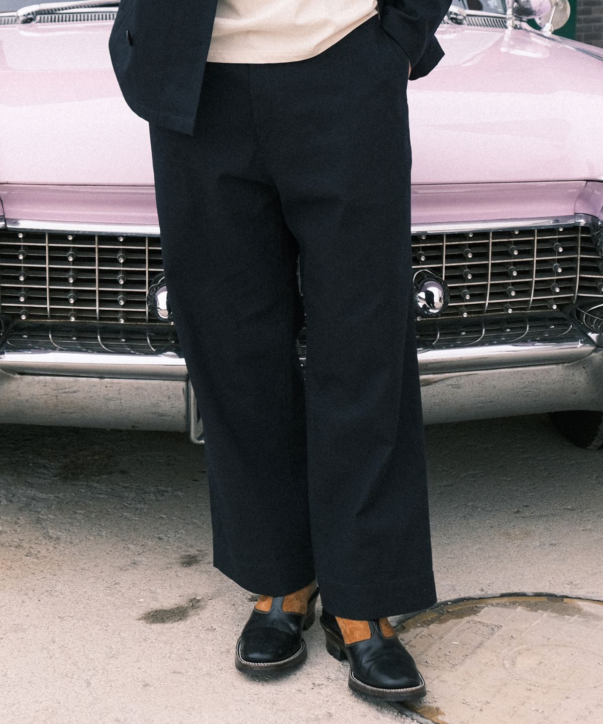 비디알(VDR) NAVY DECK PANTS [Sailor Blue]