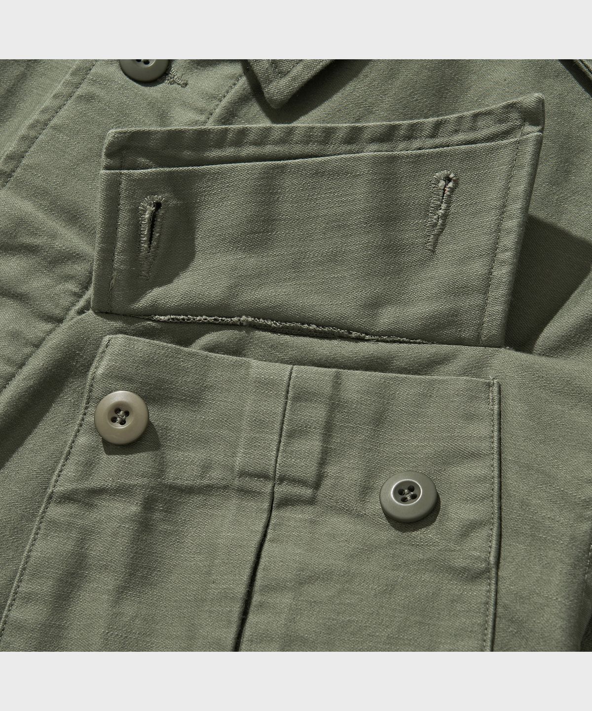 비디알(VDR) BACK SATEEN COTTON JUNGLE FATIGUE JACKET [Swamp Green]
