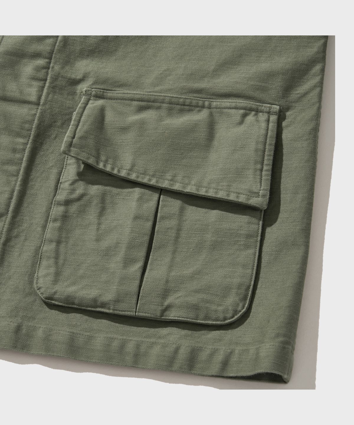 비디알(VDR) BACK SATEEN COTTON JUNGLE FATIGUE JACKET [Swamp Green]