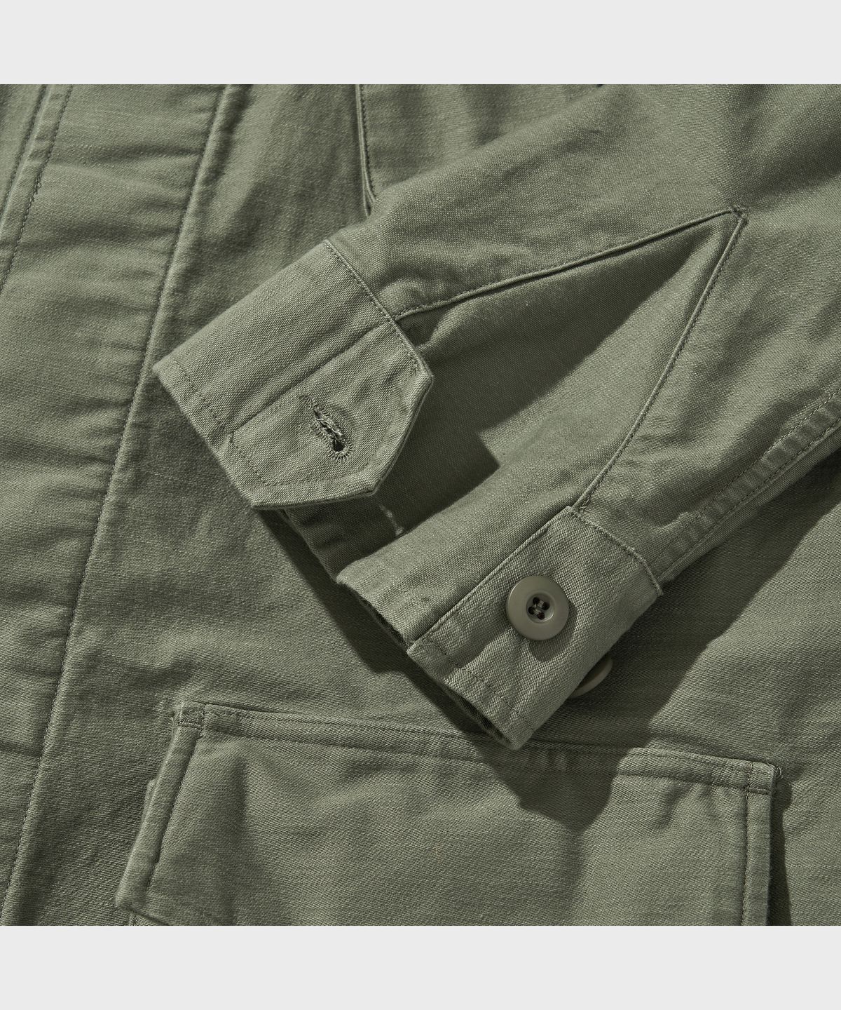 비디알(VDR) BACK SATEEN COTTON JUNGLE FATIGUE JACKET [Swamp Green]