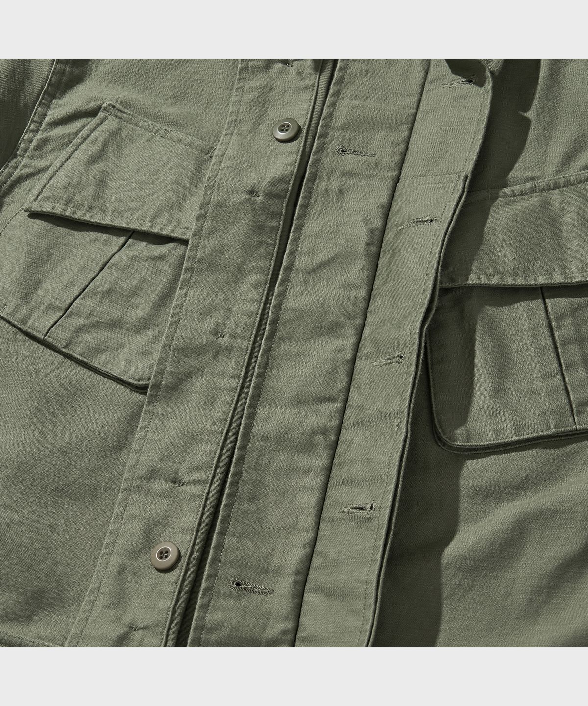 비디알(VDR) BACK SATEEN COTTON JUNGLE FATIGUE JACKET [Swamp Green]