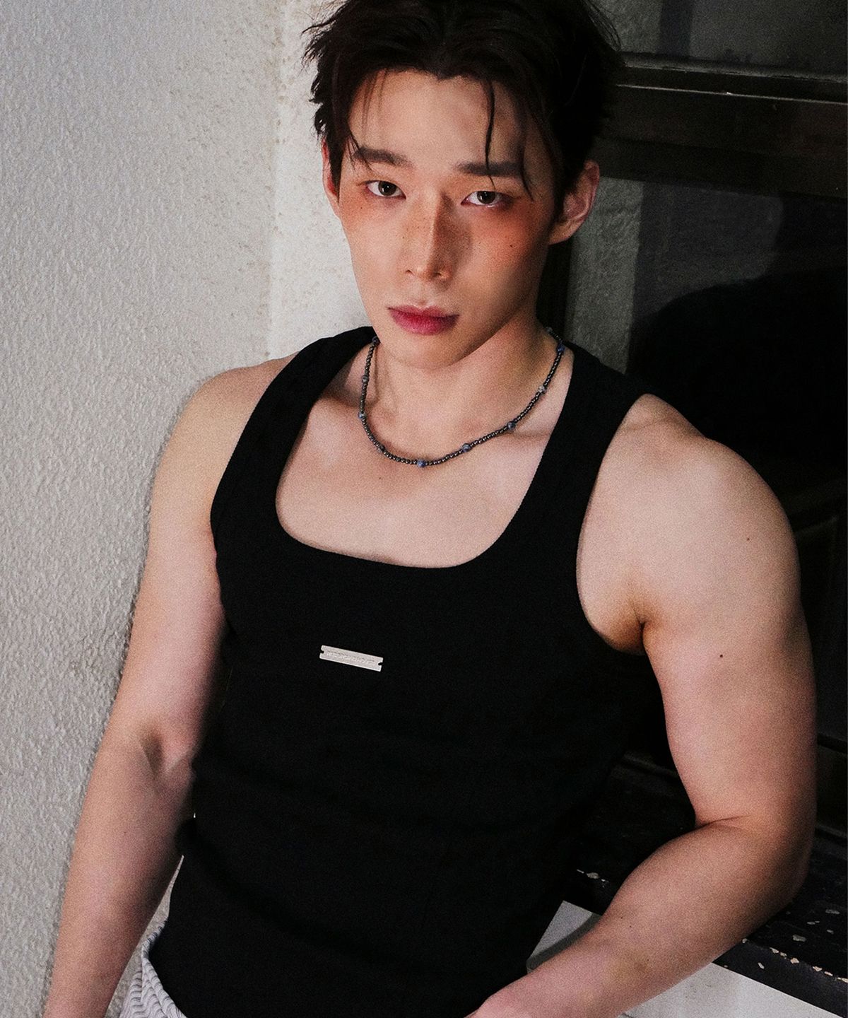 레코딩하우스(RECORDINGHOUSE) REC HARDWARE SLEEVELESS [BLACK]