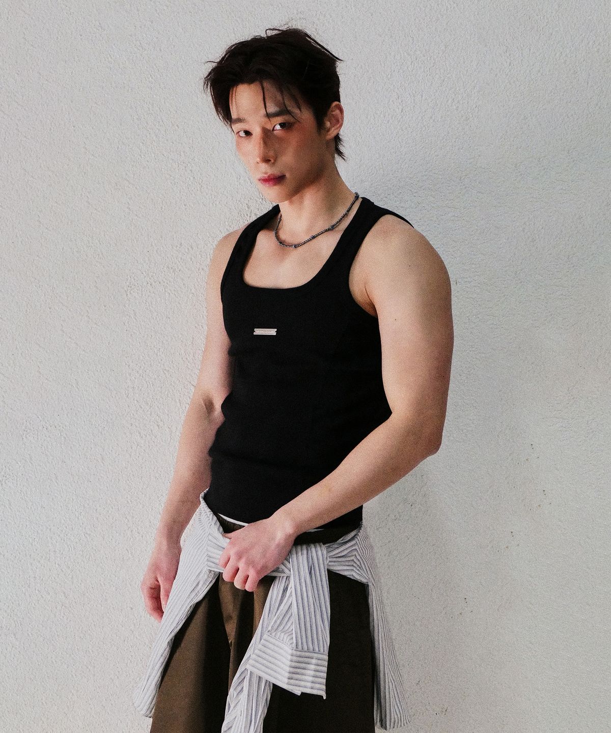레코딩하우스(RECORDINGHOUSE) REC HARDWARE SLEEVELESS [BLACK]