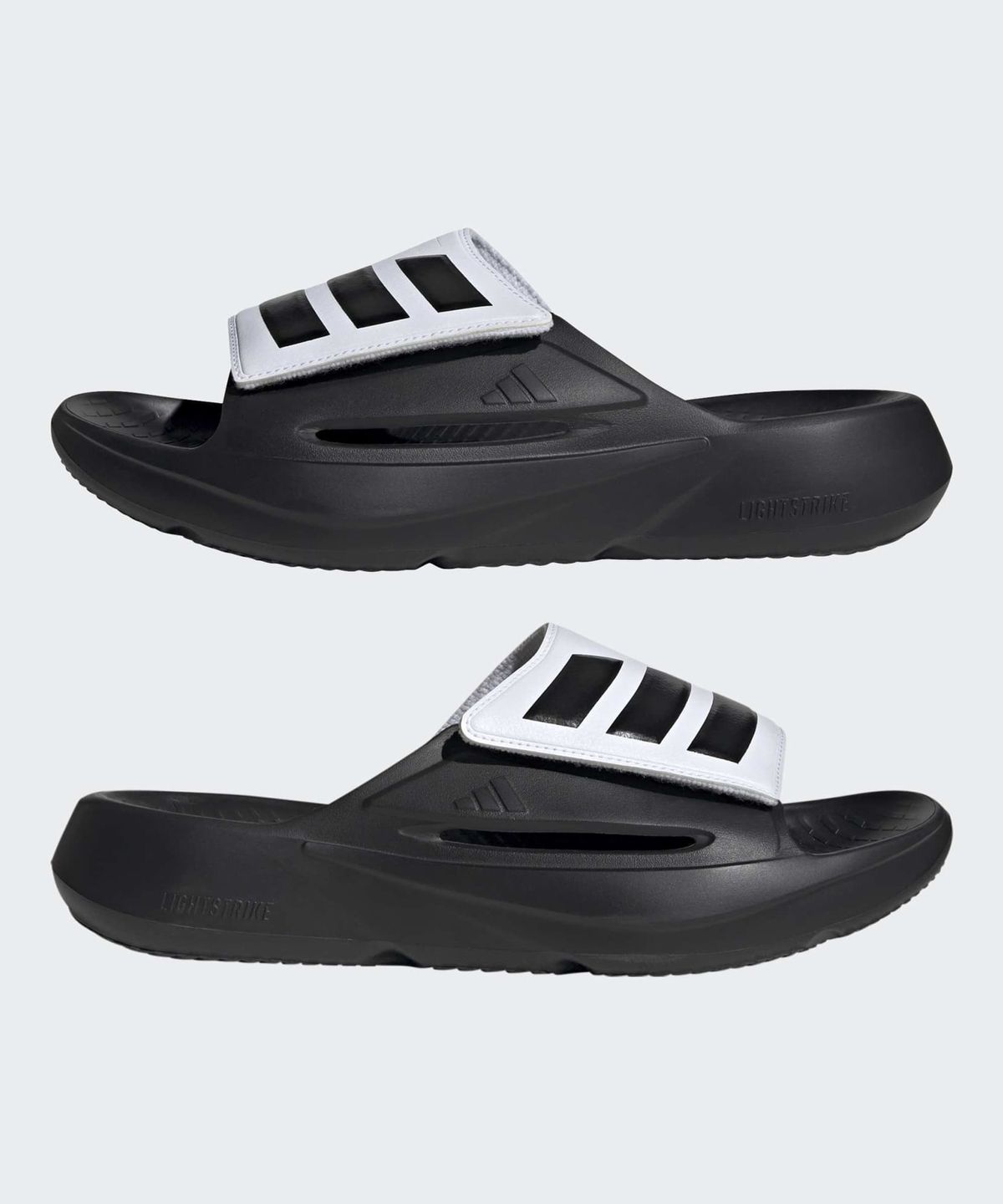아디다스(ADIDAS) 라이트블레이즈 슬라이드 - 블랙:화이트 / JS3588
