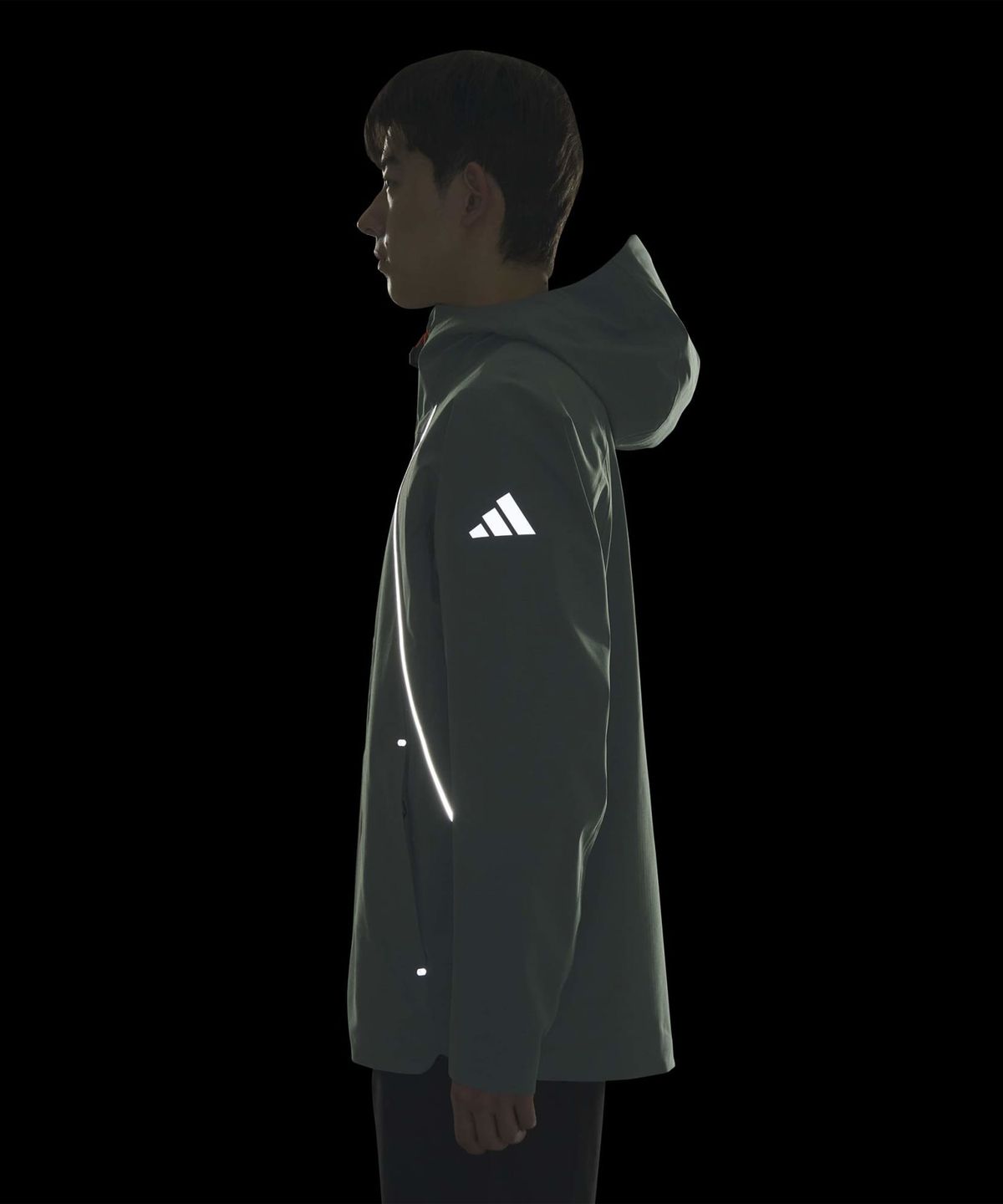 아디다스(ADIDAS) 테렉스 엑스플로릭 클라이마프루프 2레이어 재킷 - 그린 / KD6882