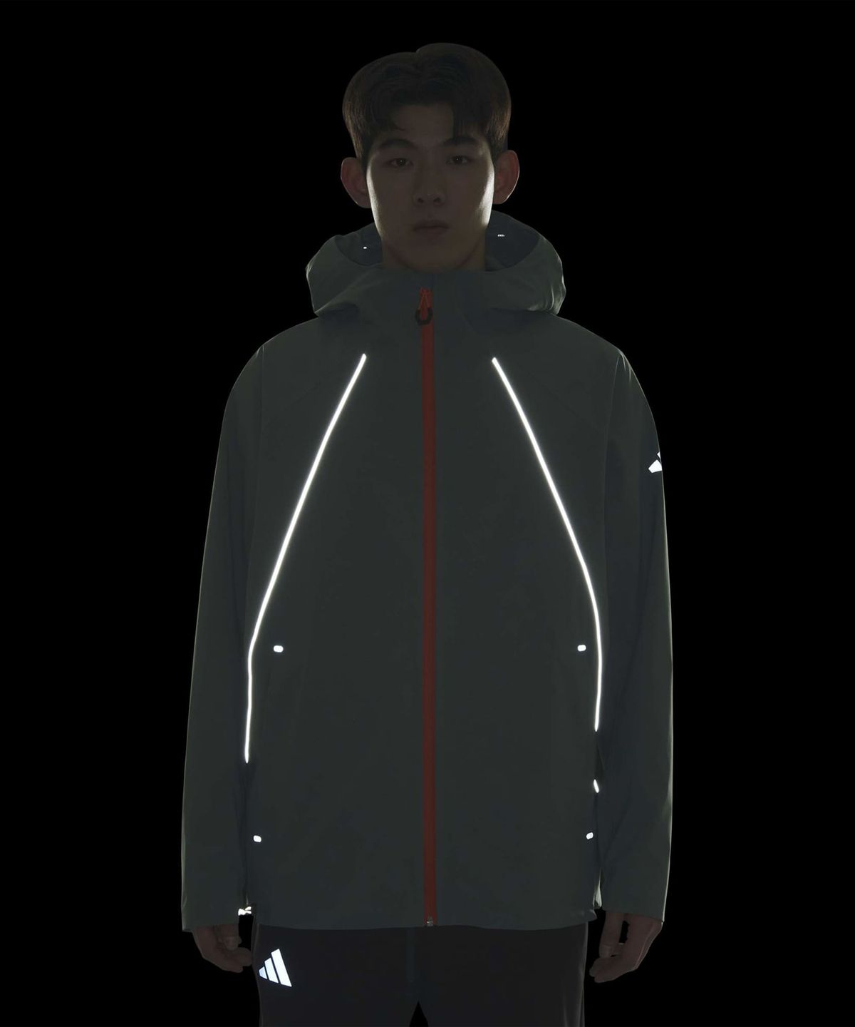 아디다스(ADIDAS) 테렉스 엑스플로릭 클라이마프루프 2레이어 재킷 - 그린 / KD6882