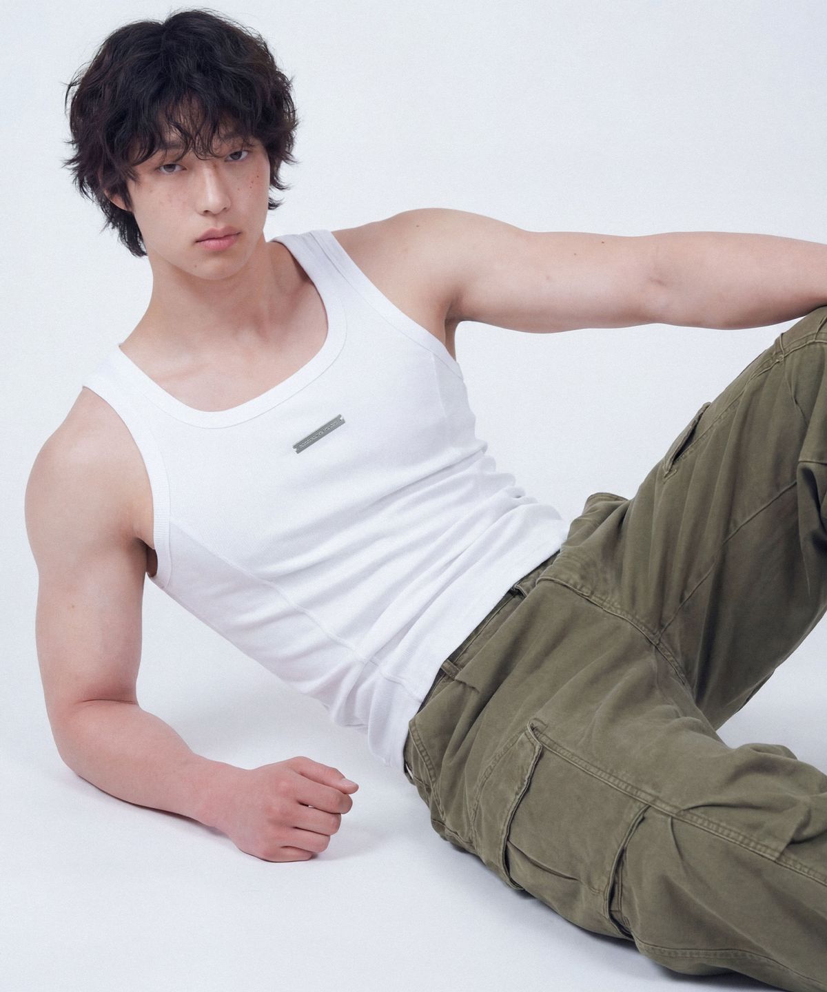 레코딩하우스(RECORDINGHOUSE) REC HARDWARE SLEEVELESS [WHITE]