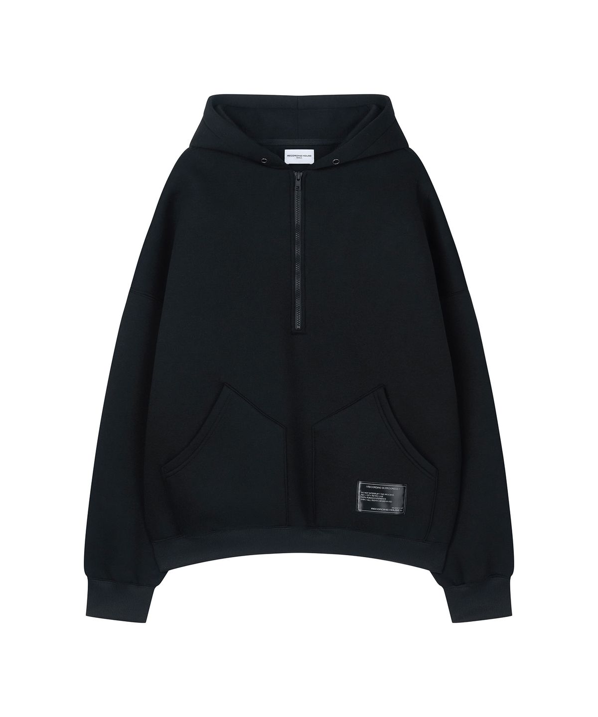레코딩하우스(RECORDINGHOUSE) REC NEO HOODIE [BLACK]