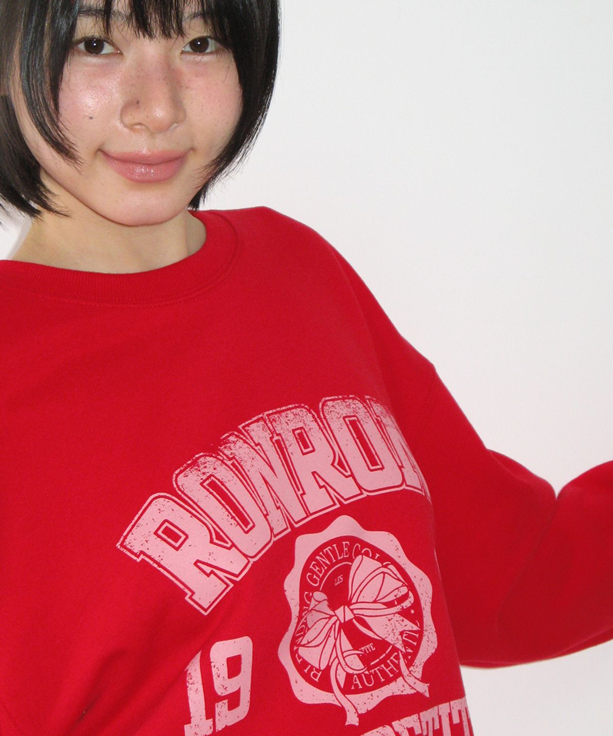 론론(RONRON) RR 1988 VINTAGE RIBBON SWEATSHIRT RED