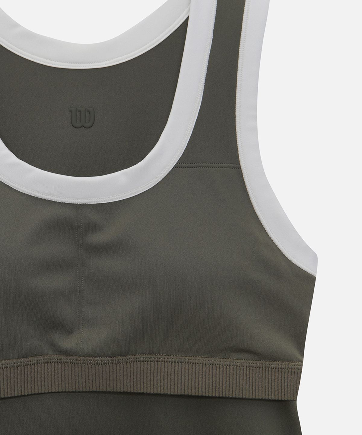 윌슨(WILSON) 콘트라스트 스쿱 드레스 W (3color)