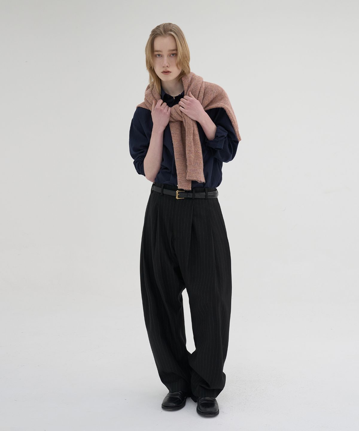 노운(NOUN) daily shirts (navy)