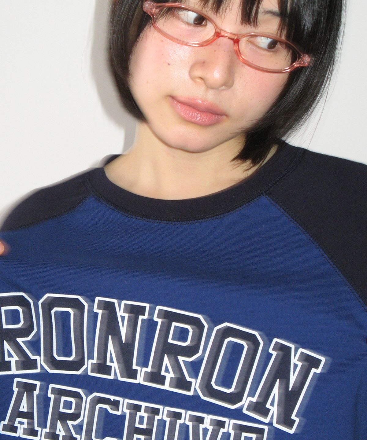 론론(RONRON) BASIC RR ARCHIVE RAGLAN LONG SLEEVE BLUE
