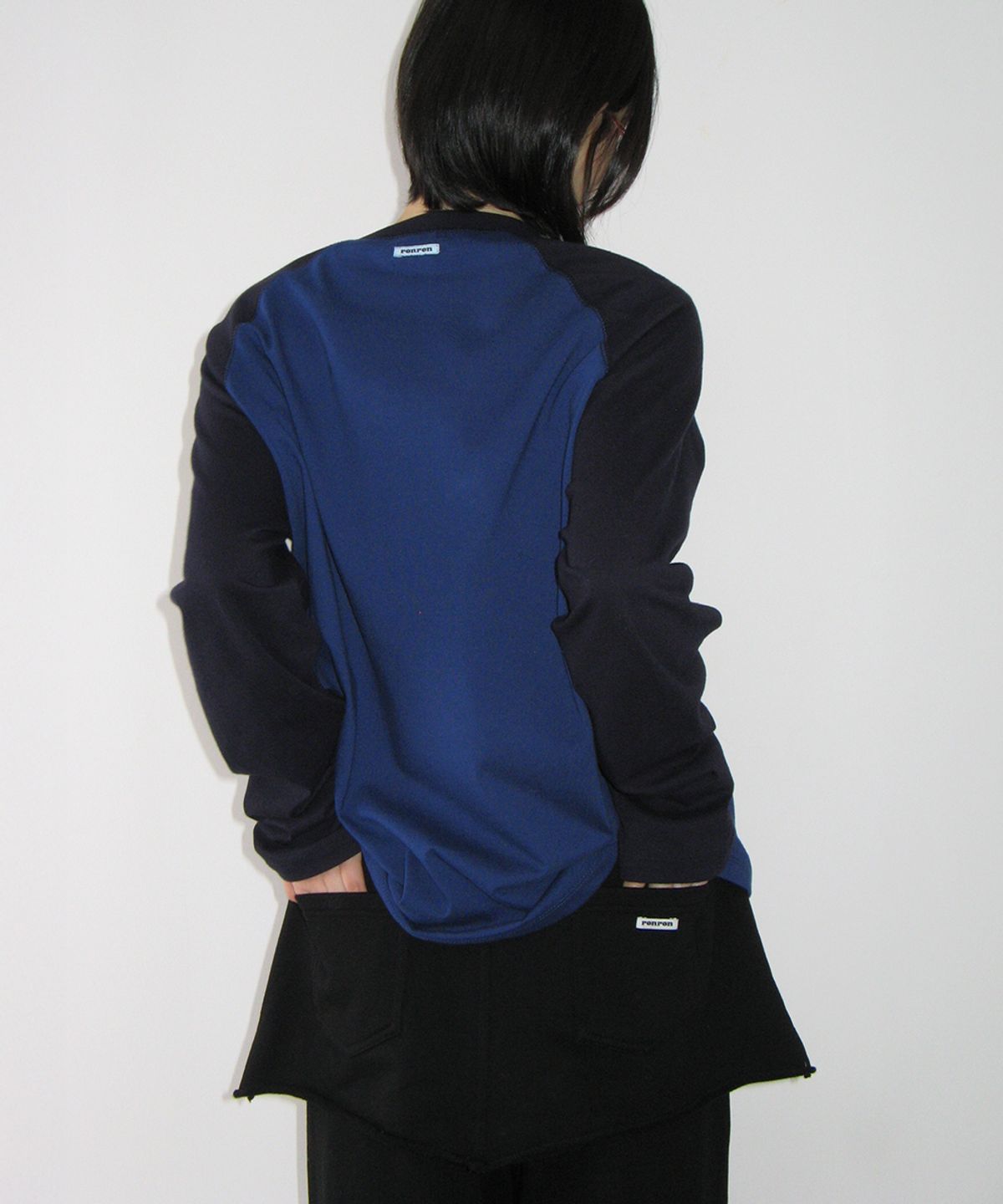 론론(RONRON) BASIC RR ARCHIVE RAGLAN LONG SLEEVE BLUE