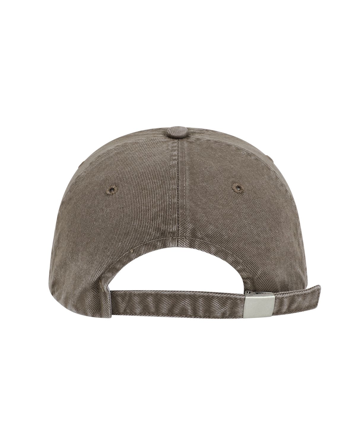 더뮤지엄비지터(THEMUSEUMVISITOR) ART PATCHWORK DYED BALL CAP (BROWN)