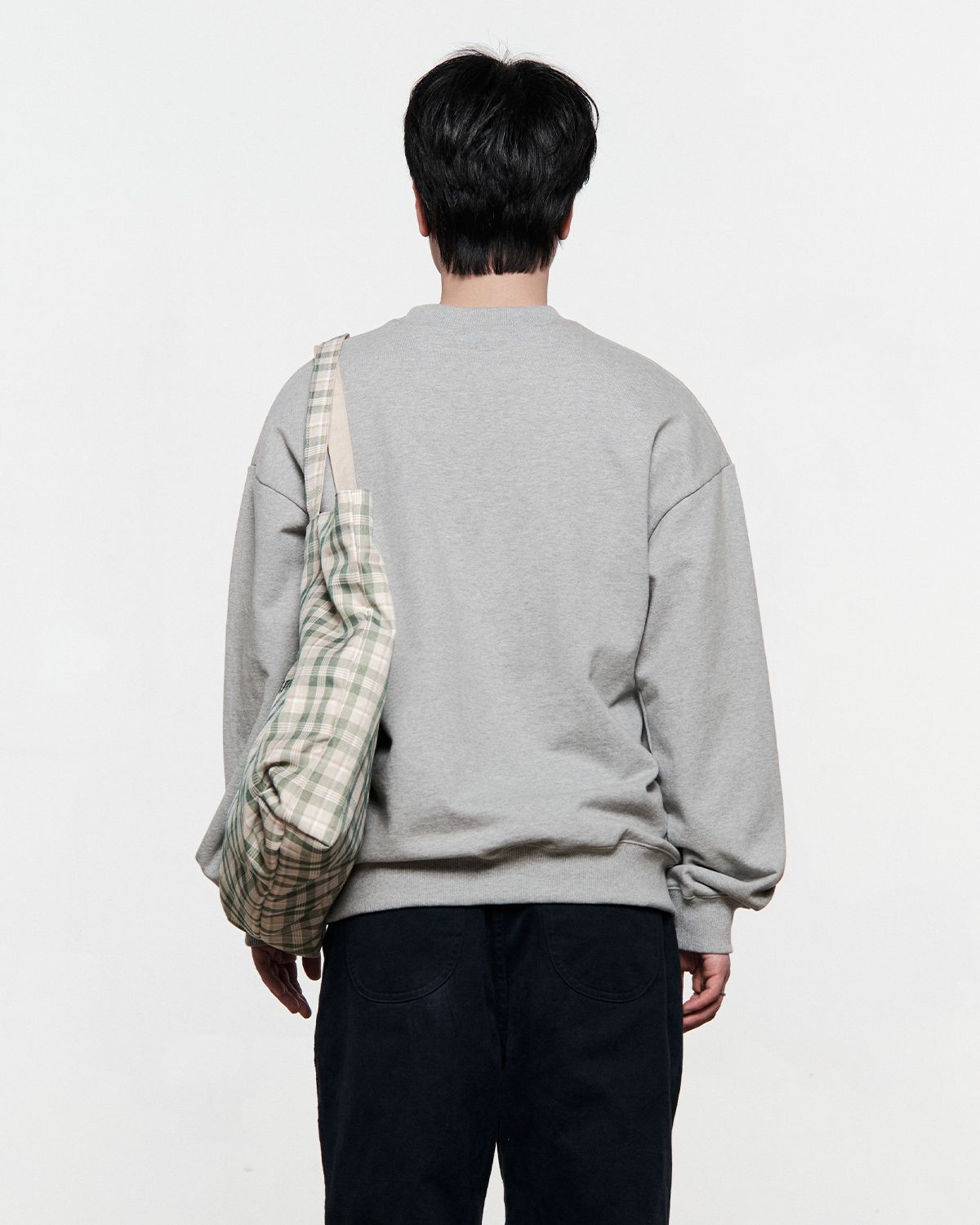 더뮤지엄비지터(THEMUSEUMVISITOR) REVERSIBLE LOGO ECO BAG (GREEN)