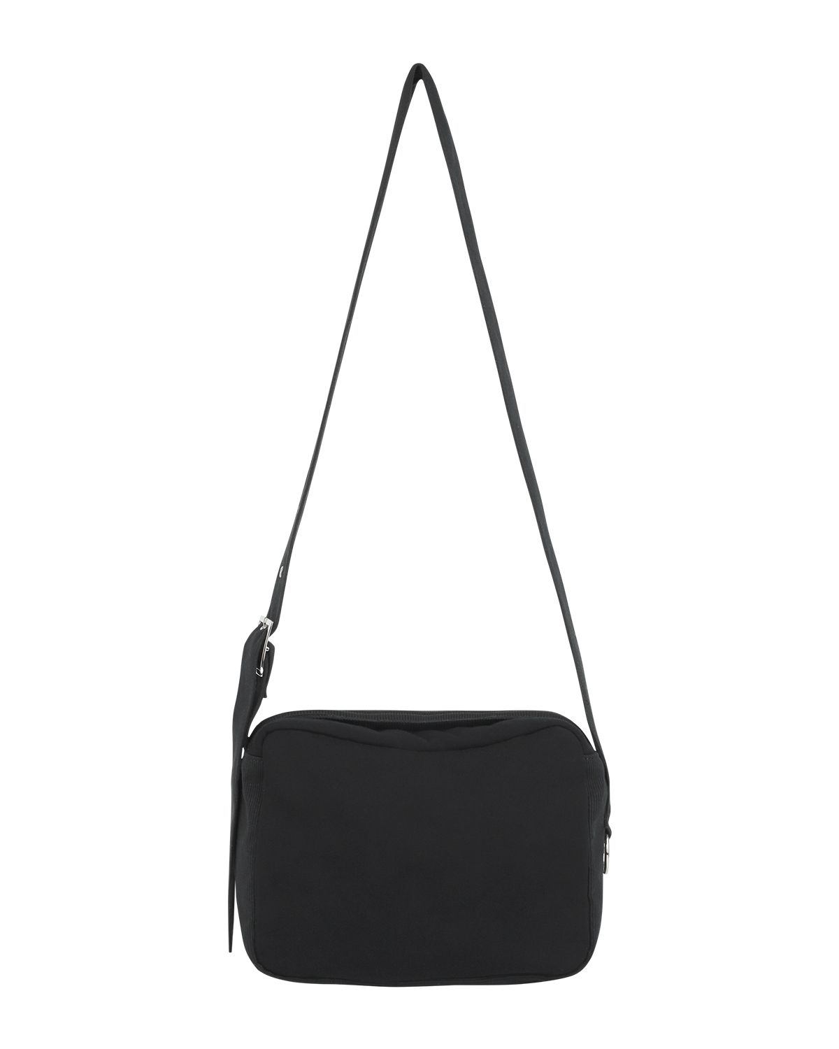 더뮤지엄비지터(THEMUSEUMVISITOR) KANGAROO POCKET MINI CROSS BAG (BLACK)