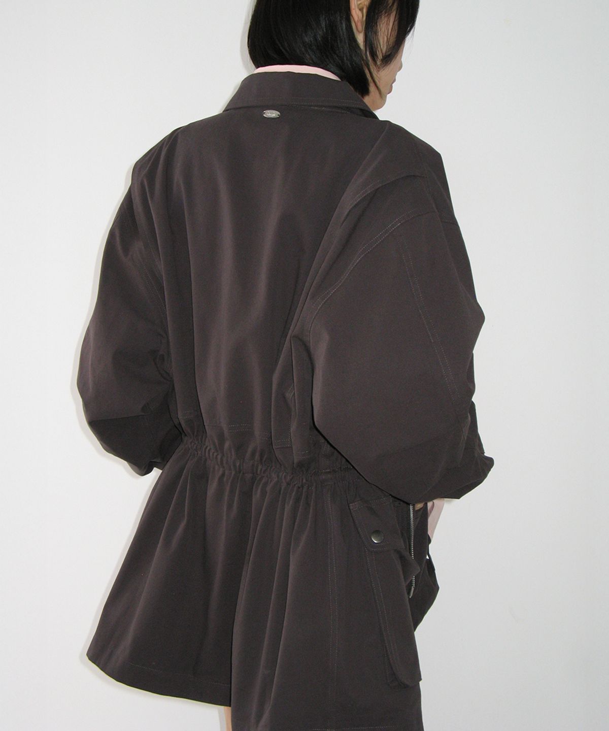 론론(RONRON) LOOSE FIT WORK FIELD JACKET CHARCOAL