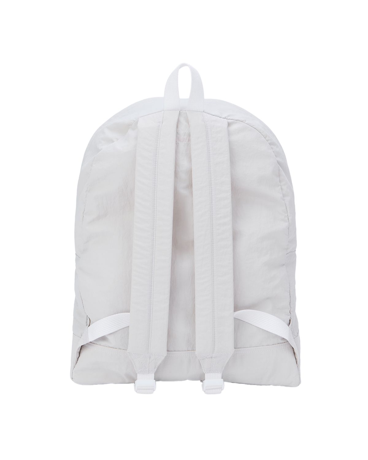 더뮤지엄비지터(THEMUSEUMVISITOR) FLOWER EMBROIDERY NYLON BACKPACK (GREY)