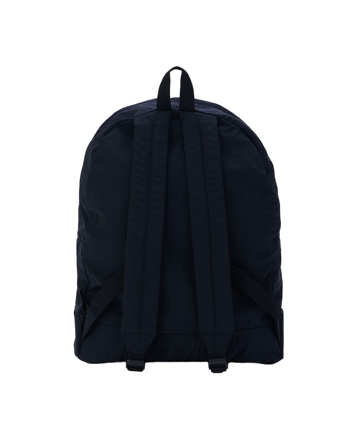 더뮤지엄비지터(THEMUSEUMVISITOR) FLOWER EMBROIDERY NYLON BACKPACK (BLACK)