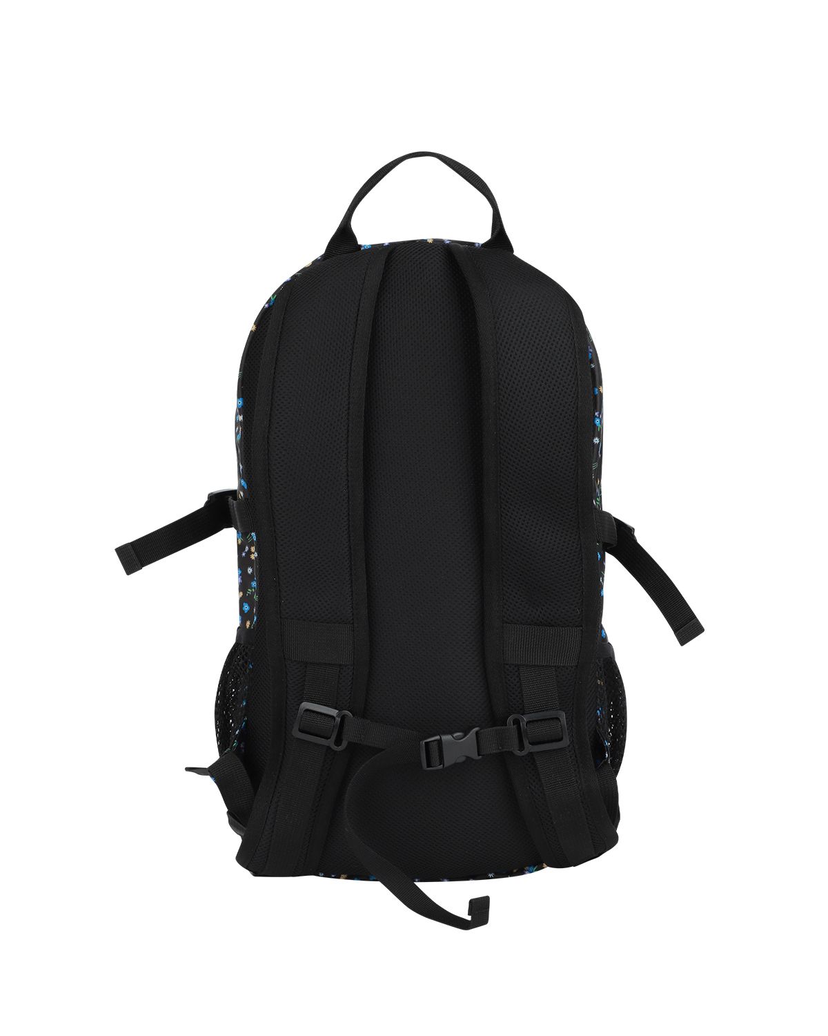 더뮤지엄비지터(THEMUSEUMVISITOR) FLORAL STRING SPORTS BACKPACK (BLACK)