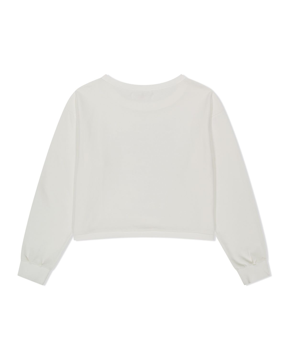 더뮤지엄비지터(THEMUSEUMVISITOR) STAR OFF-SHOULDER SWEATSHIRT (WHITE)