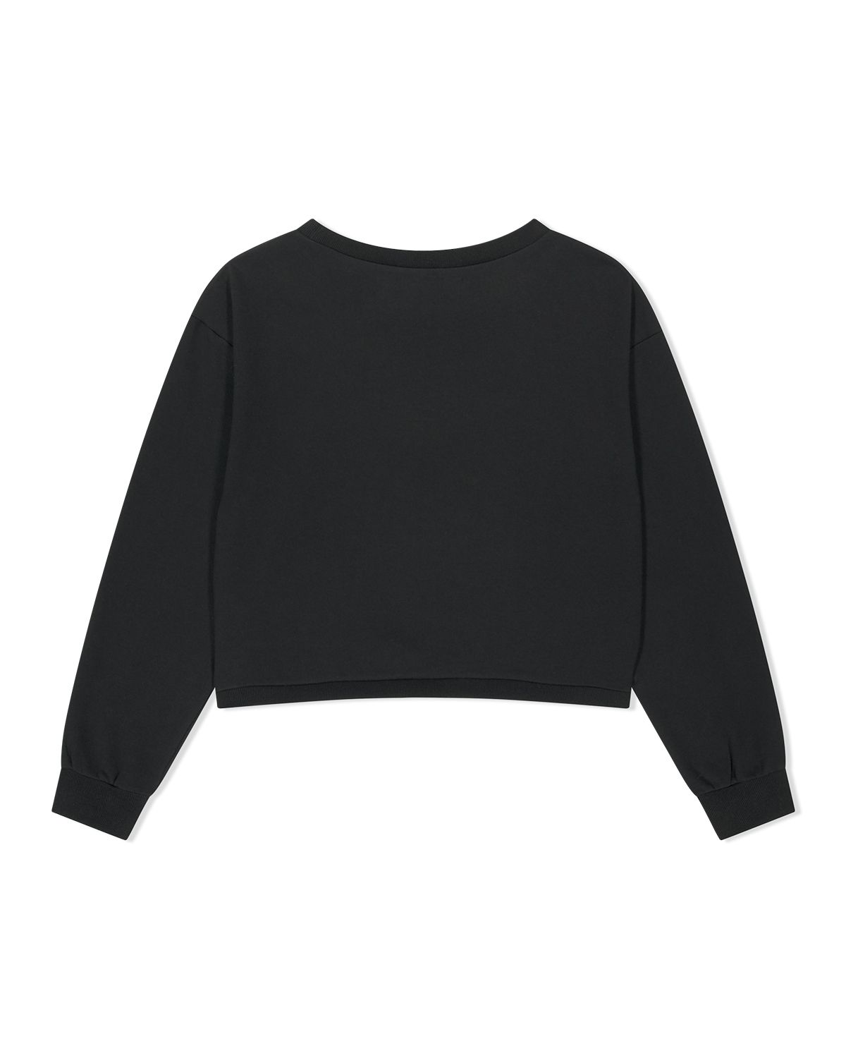 더뮤지엄비지터(THEMUSEUMVISITOR) STAR OFF-SHOULDER SWEATSHIRT (BLACK)