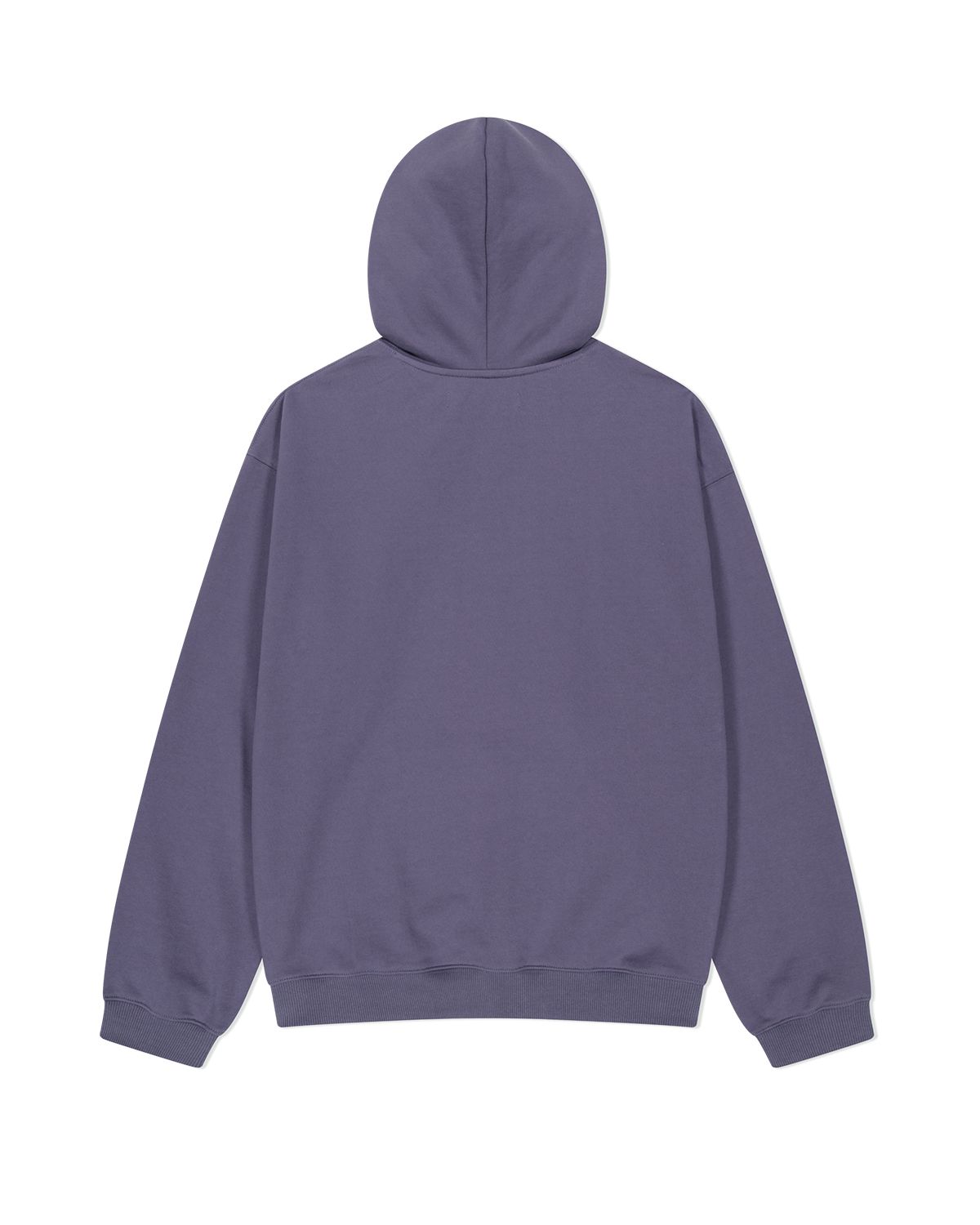 더뮤지엄비지터(THEMUSEUMVISITOR) MUSEUM ARCH LOGO SWEAT HOODIE (PURPLE)
