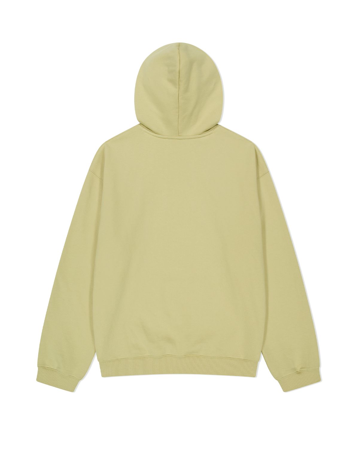 더뮤지엄비지터(THEMUSEUMVISITOR) MUSEUM ARCH LOGO SWEAT HOODIE (LEMON)