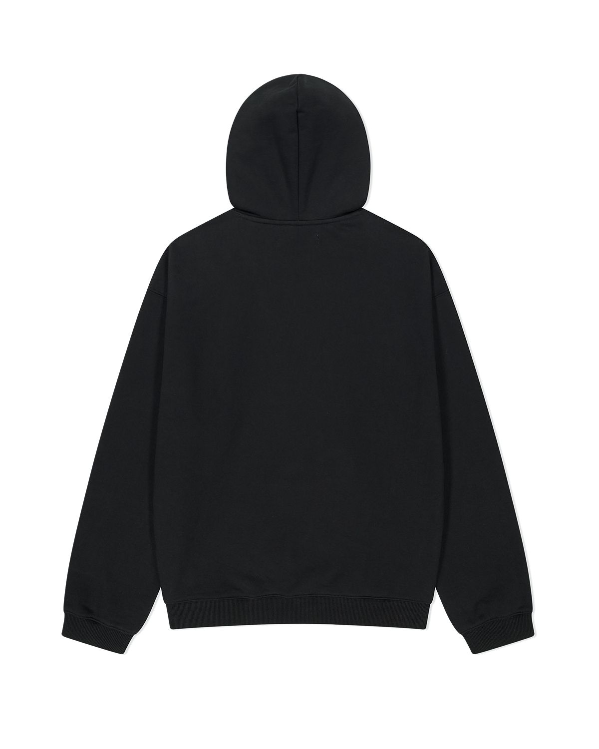더뮤지엄비지터(THEMUSEUMVISITOR) MUSEUM ARCH LOGO SWEAT HOODIE (BLACK)