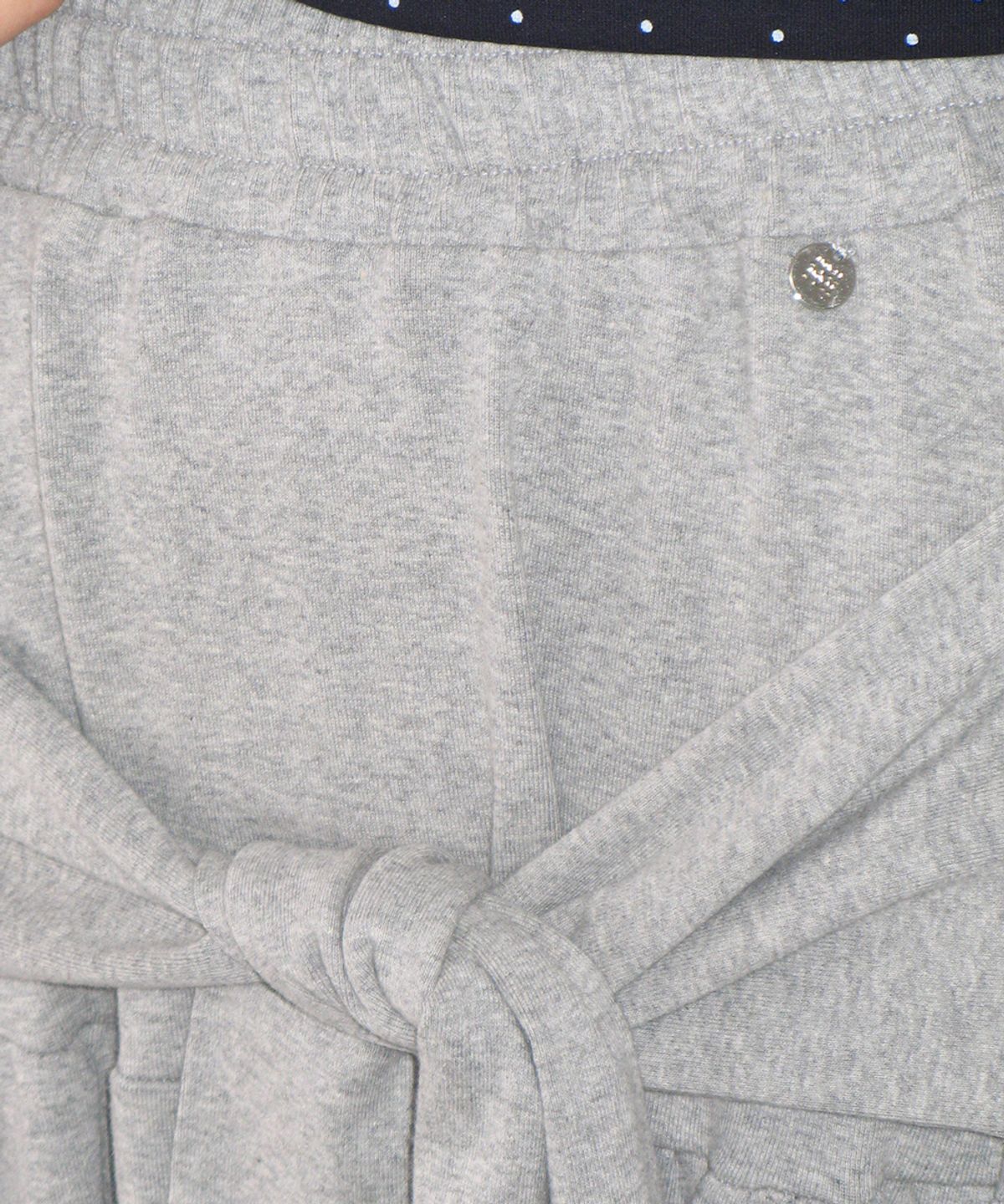 론론(RONRON) STRAP KNOT LONG SKIRT GREY