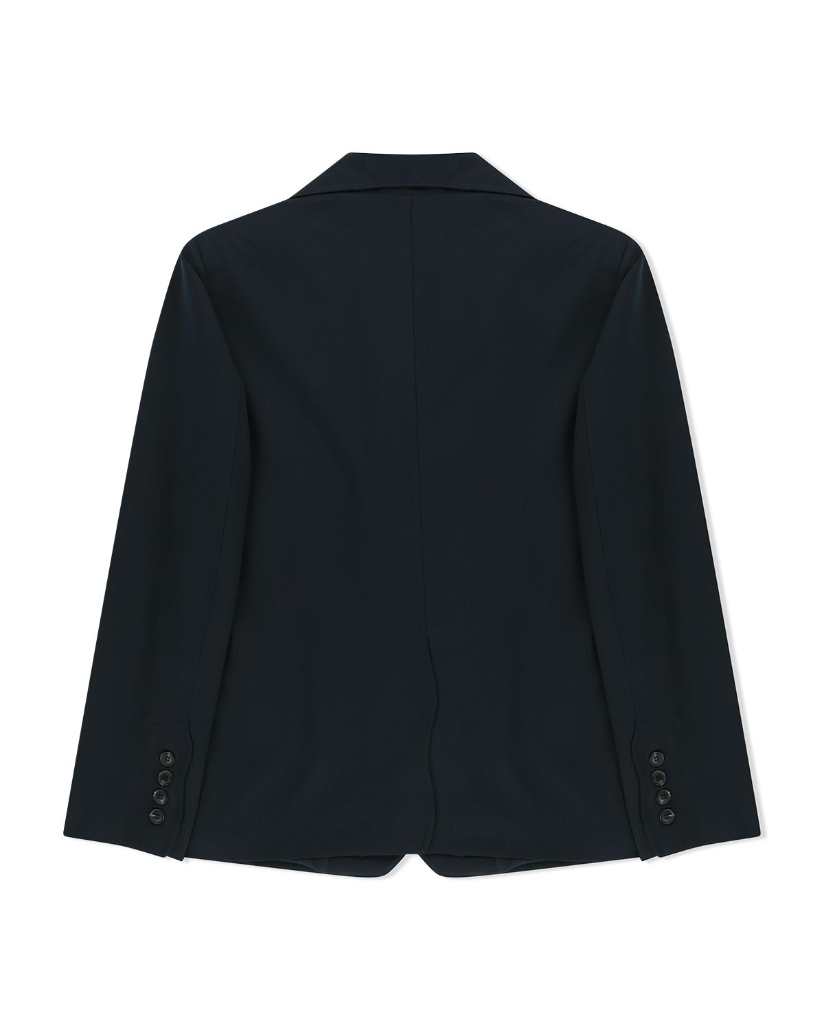 더뮤지엄비지터(THEMUSEUMVISITOR) ARCHIVE SYMBOL EMBROIDERED BLAZER (DEEP NAVY)