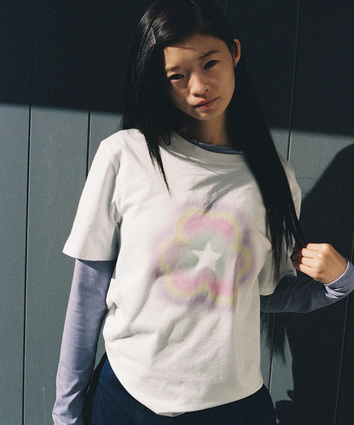 락피쉬웨더웨어(ROCKFISH WEATHERWEAR) CLOVER HALF SLEEVE T-SHIRT - WHITE