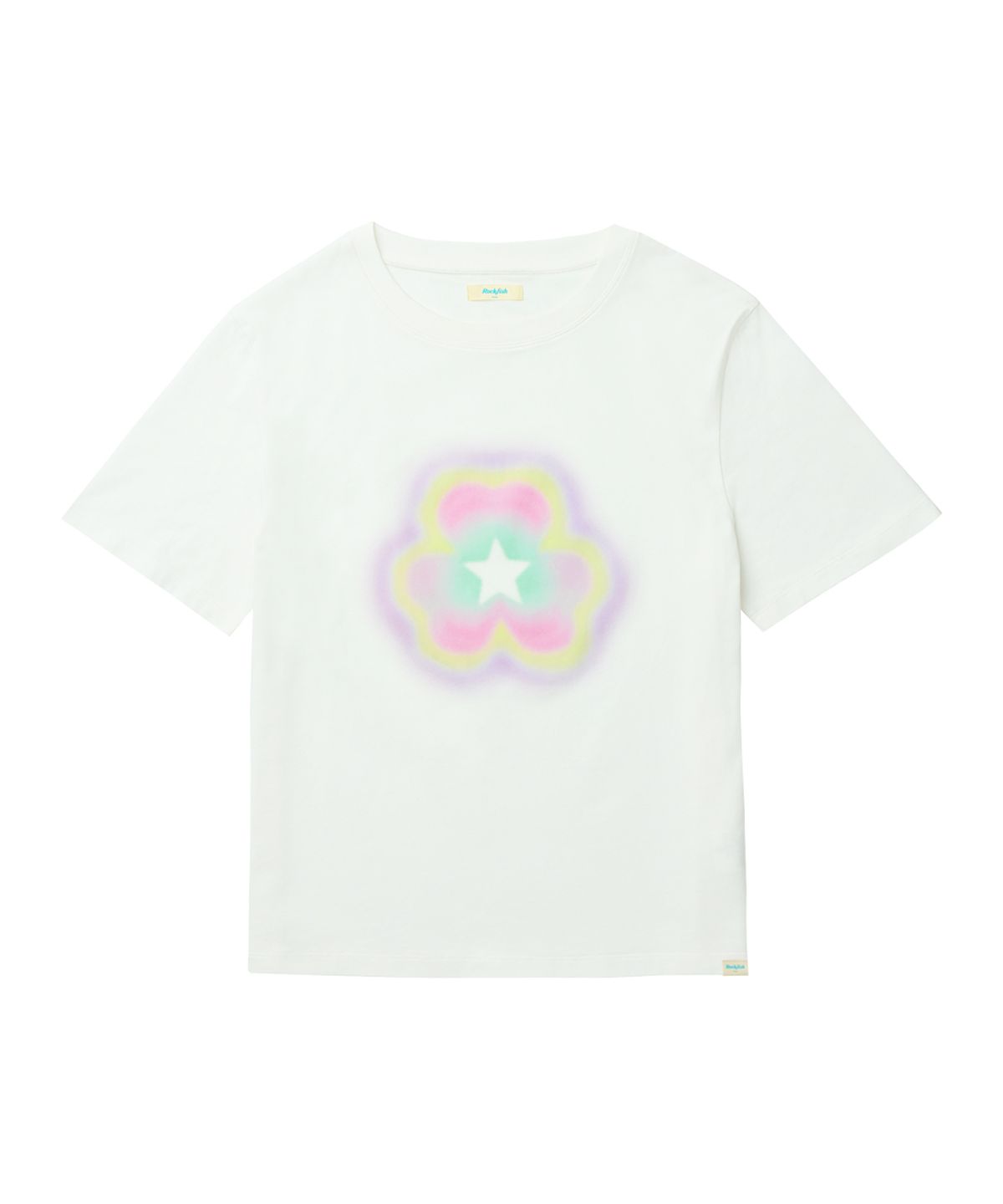 락피쉬웨더웨어(ROCKFISH WEATHERWEAR) CLOVER HALF SLEEVE T-SHIRT - WHITE