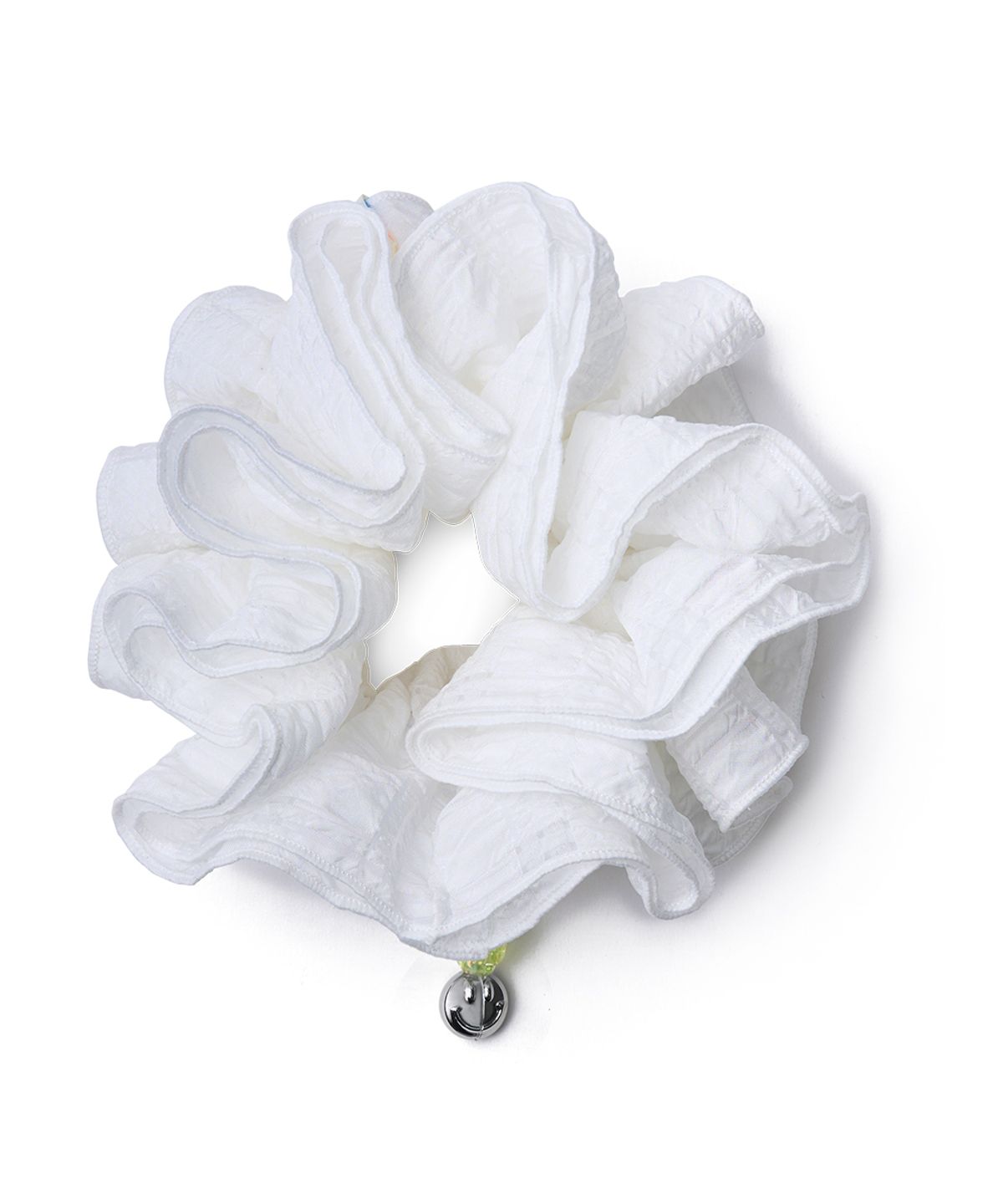 락피쉬웨더웨어(ROCKFISH WEATHERWEAR) [× ILLIT] SCRUNCHIE - WHITE