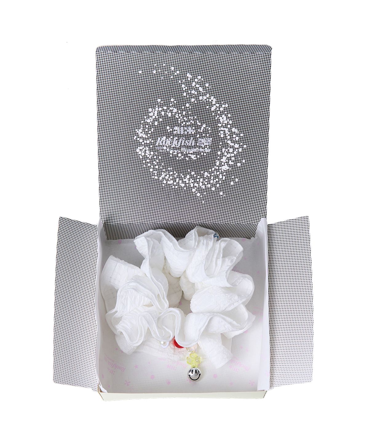 락피쉬웨더웨어(ROCKFISH WEATHERWEAR) [× ILLIT] SCRUNCHIE - WHITE