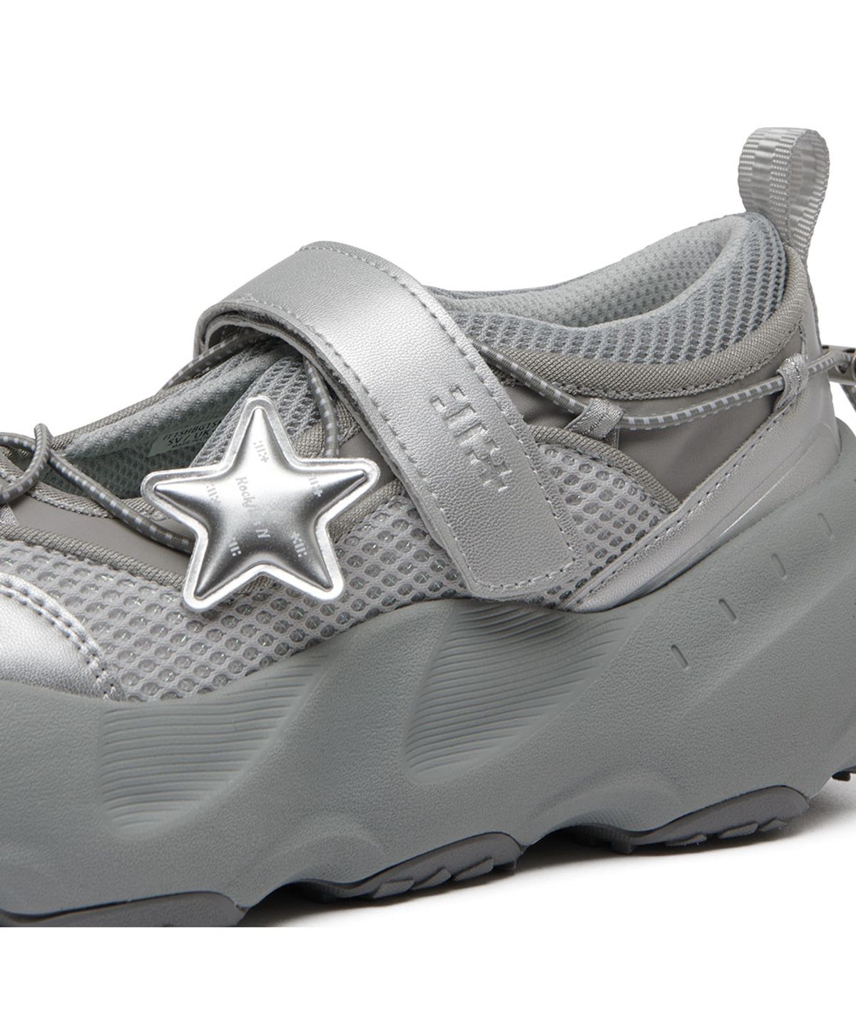 락피쉬웨더웨어(ROCKFISH WEATHERWEAR) [× ILLIT] BRYN VELCRO SNEAKERS V2 - SILVER