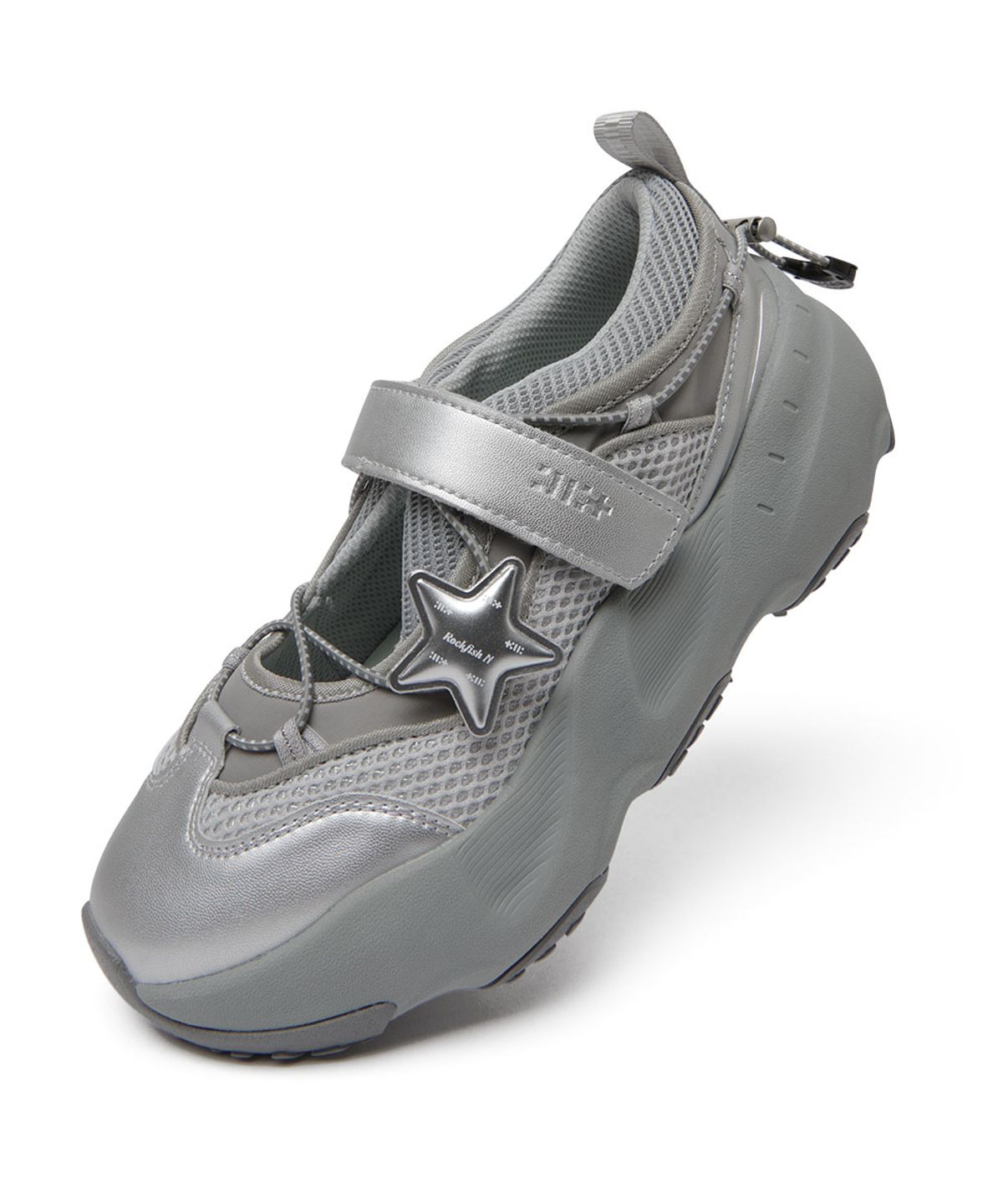 락피쉬웨더웨어(ROCKFISH WEATHERWEAR) [× ILLIT] BRYN VELCRO SNEAKERS V2 - SILVER