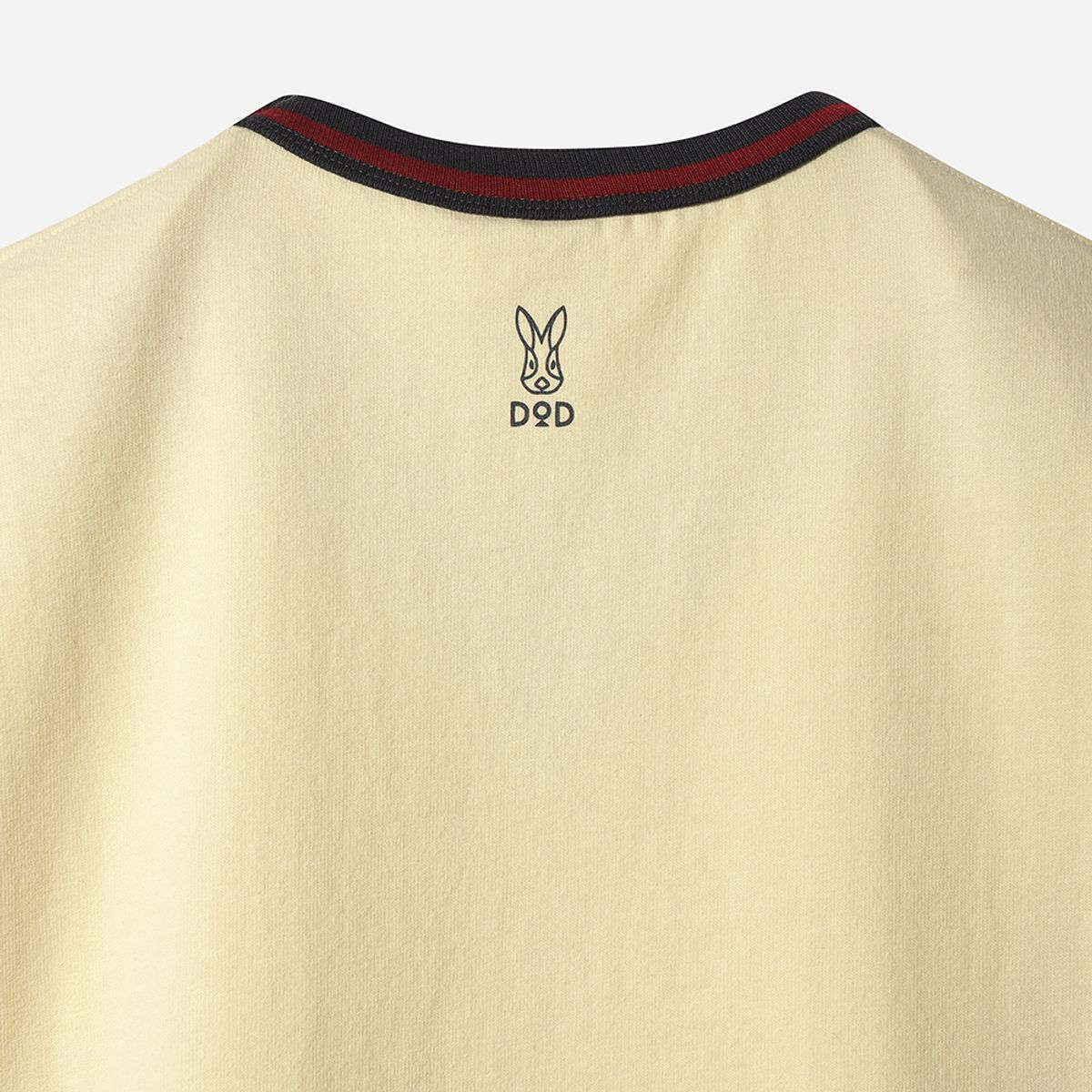디오디(DOD) 크레이지 링넥 반팔 티셔츠(BEIGE)