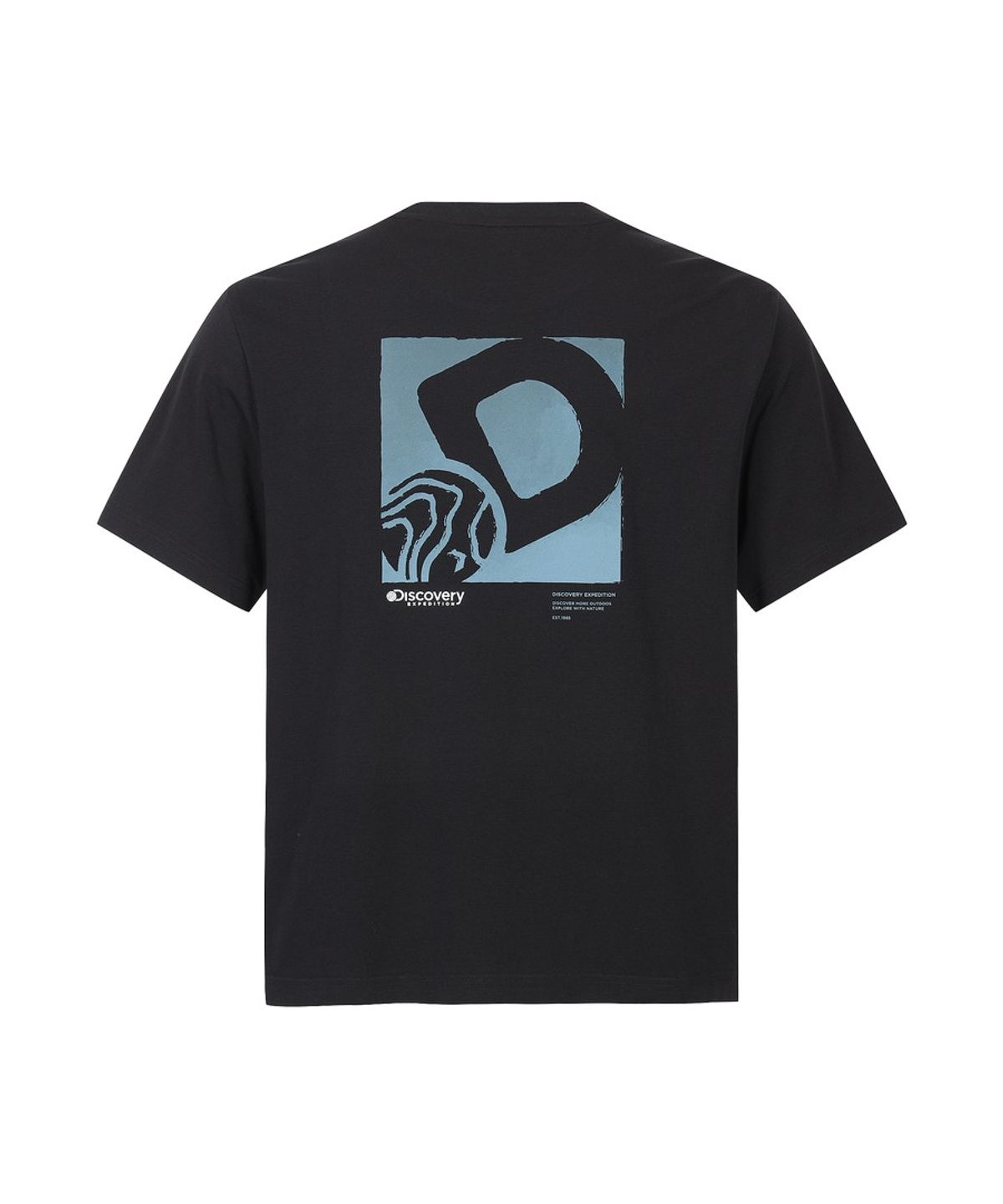 디스커버리 익스페디션(DISCOVERY EXPEDITION) 유니 프레시벤트 D심볼 반팔티셔츠 (BLACK)