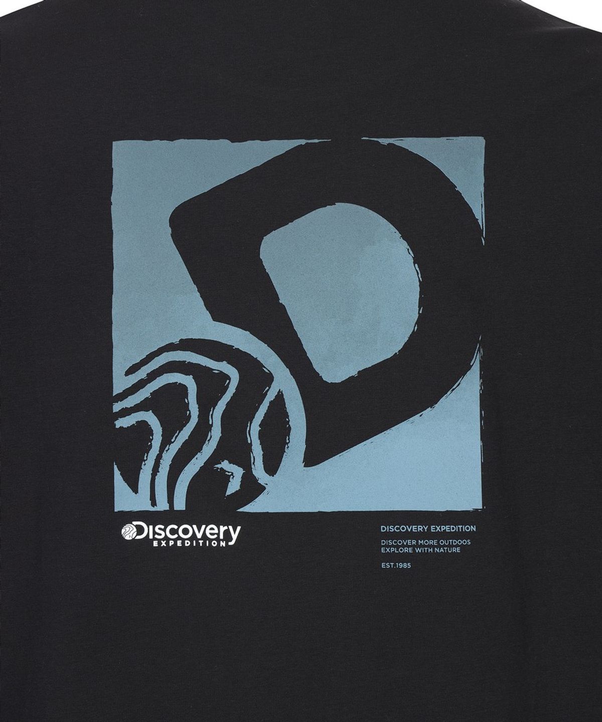 디스커버리 익스페디션(DISCOVERY EXPEDITION) 유니 프레시벤트 D심볼 반팔티셔츠 (BLACK)