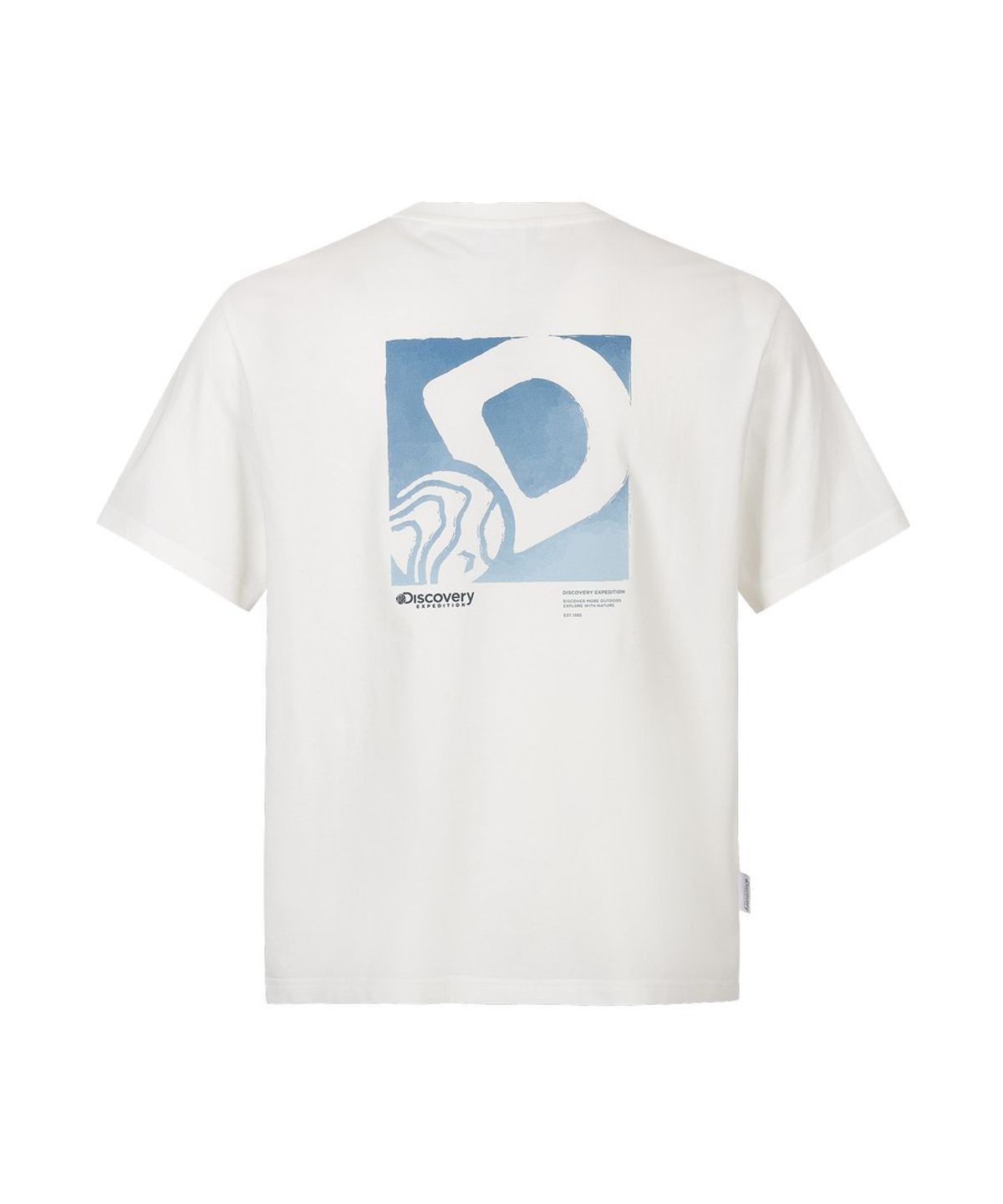 디스커버리 익스페디션(DISCOVERY EXPEDITION) 유니 프레시벤트 D심볼 반팔티셔츠 (WHITE)