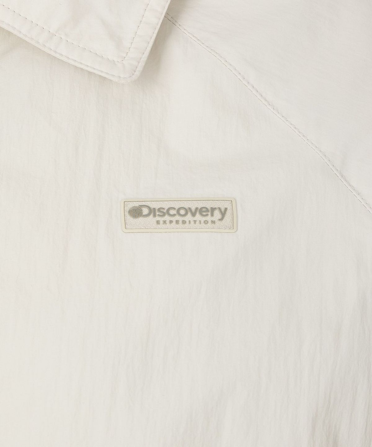디스커버리 익스페디션(DISCOVERY EXPEDITION) 여성 프레시벤트 카라형 크롭 바람막이 (IVORY)